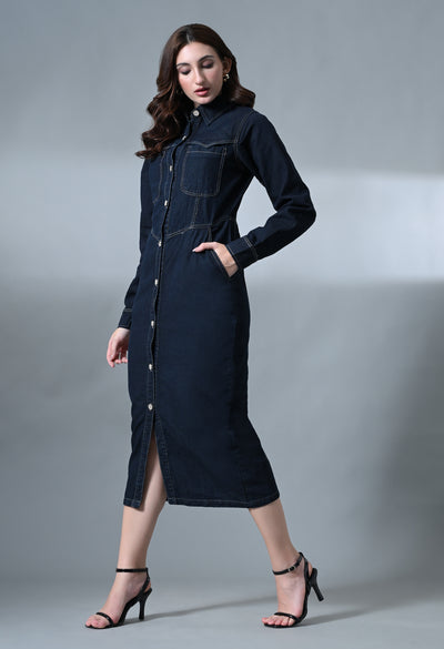 Bold Frontier Shirt Dress