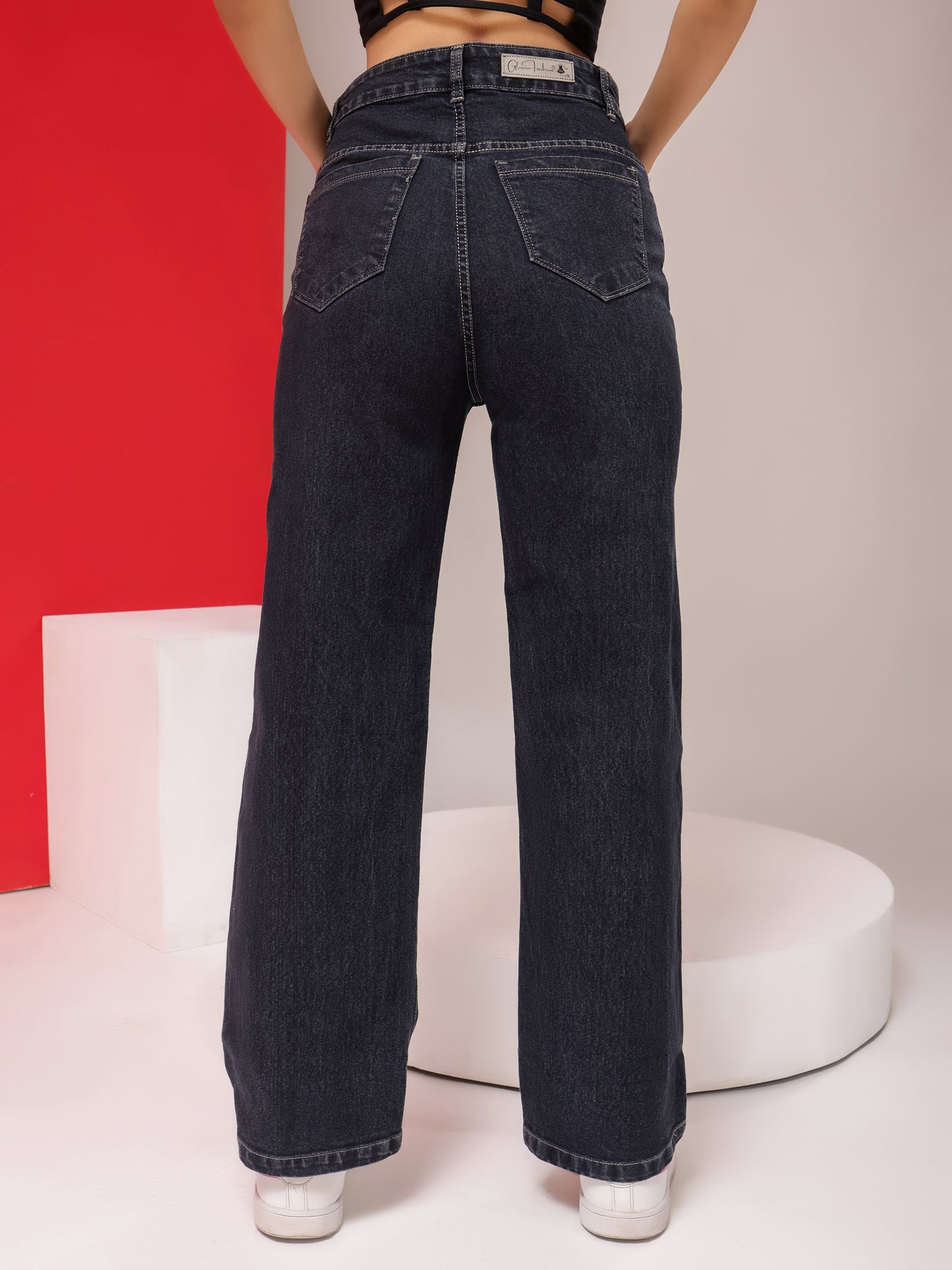 Stretchy Stride Stonewash Jeans