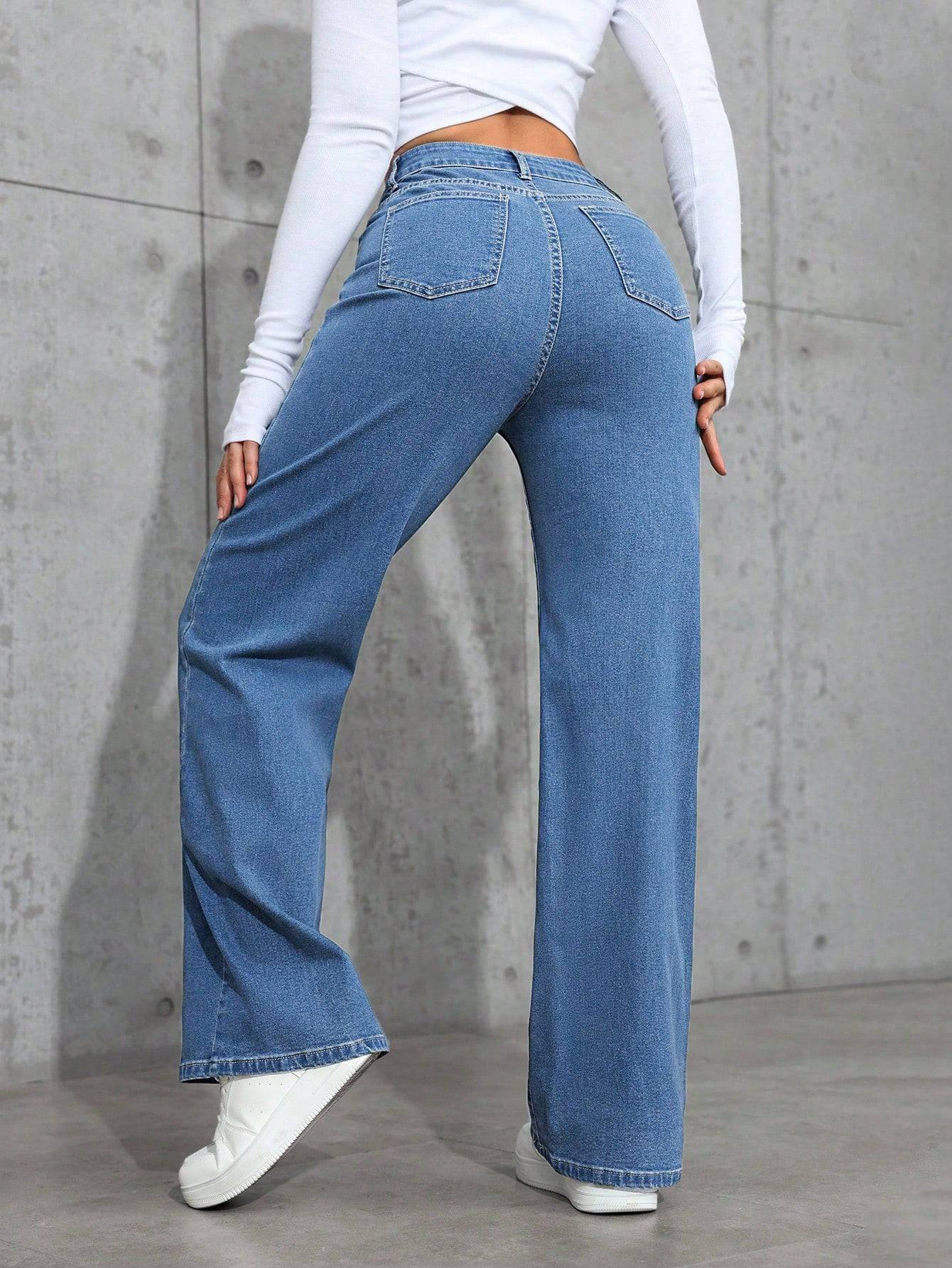 Snug Curve Stretch Jeans - Glossia Fashion