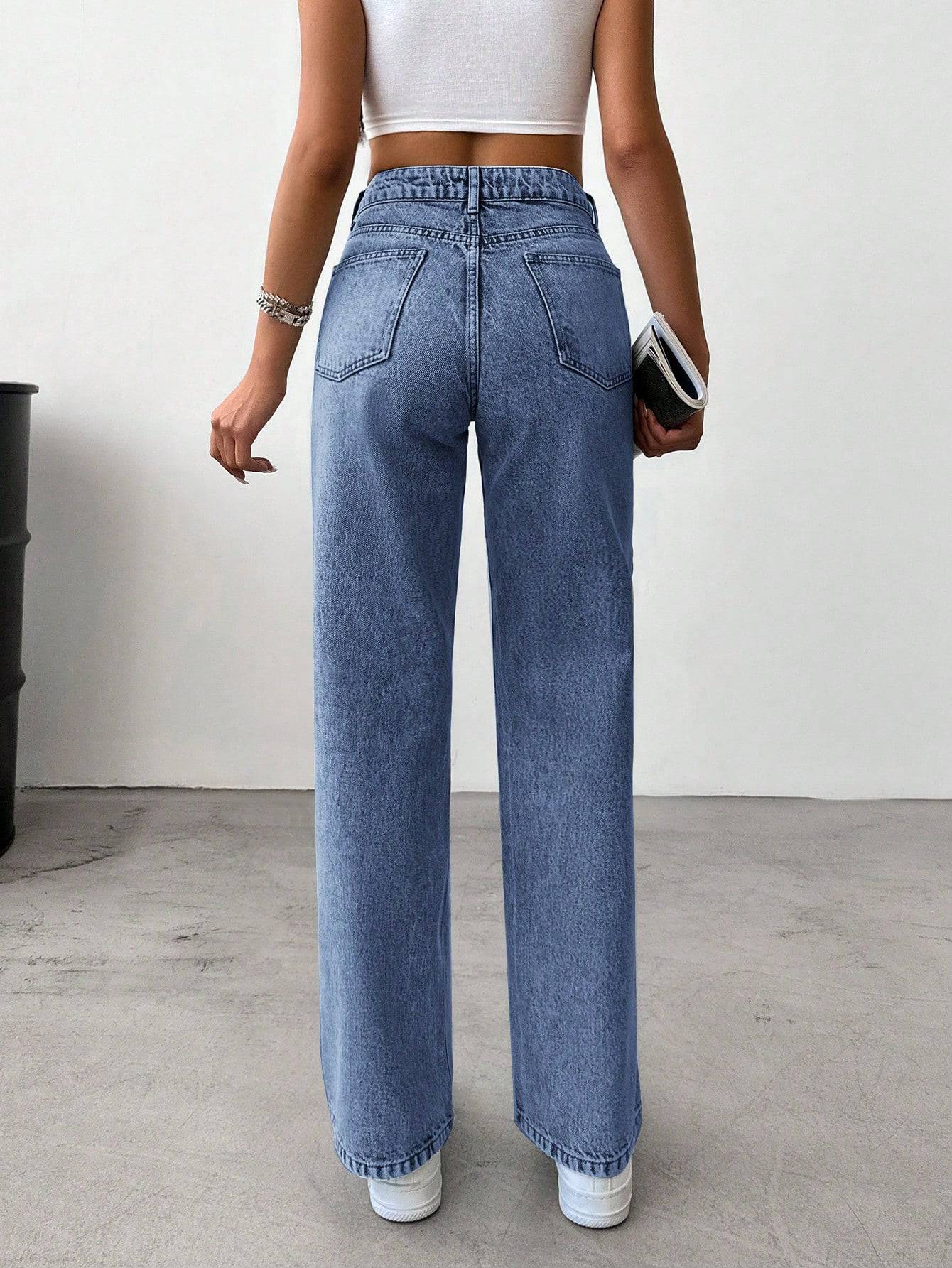 Pure Motion Stonewash Denim - Glossia Fashion