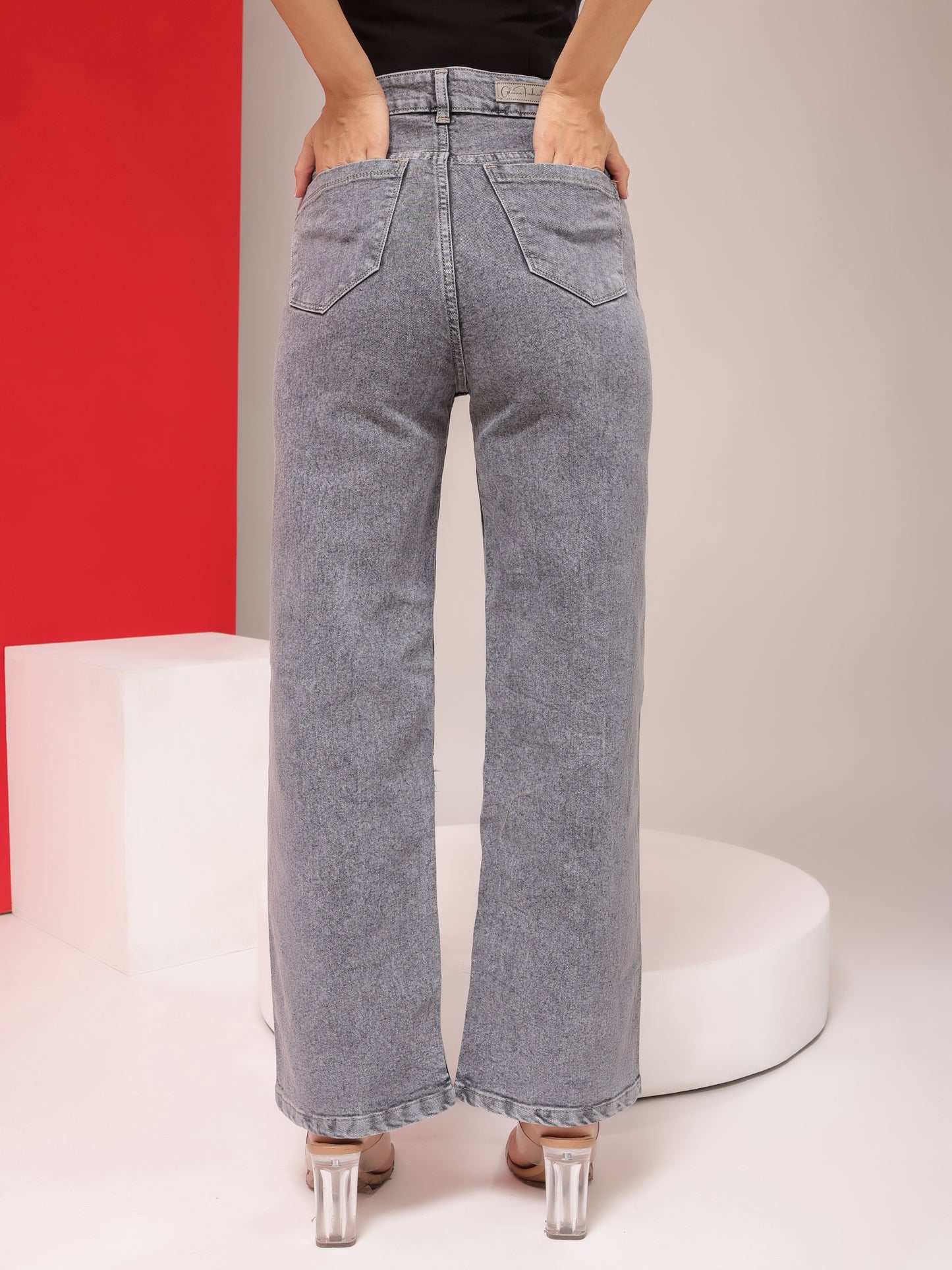 Stretchy Stride Stonewash Jeans