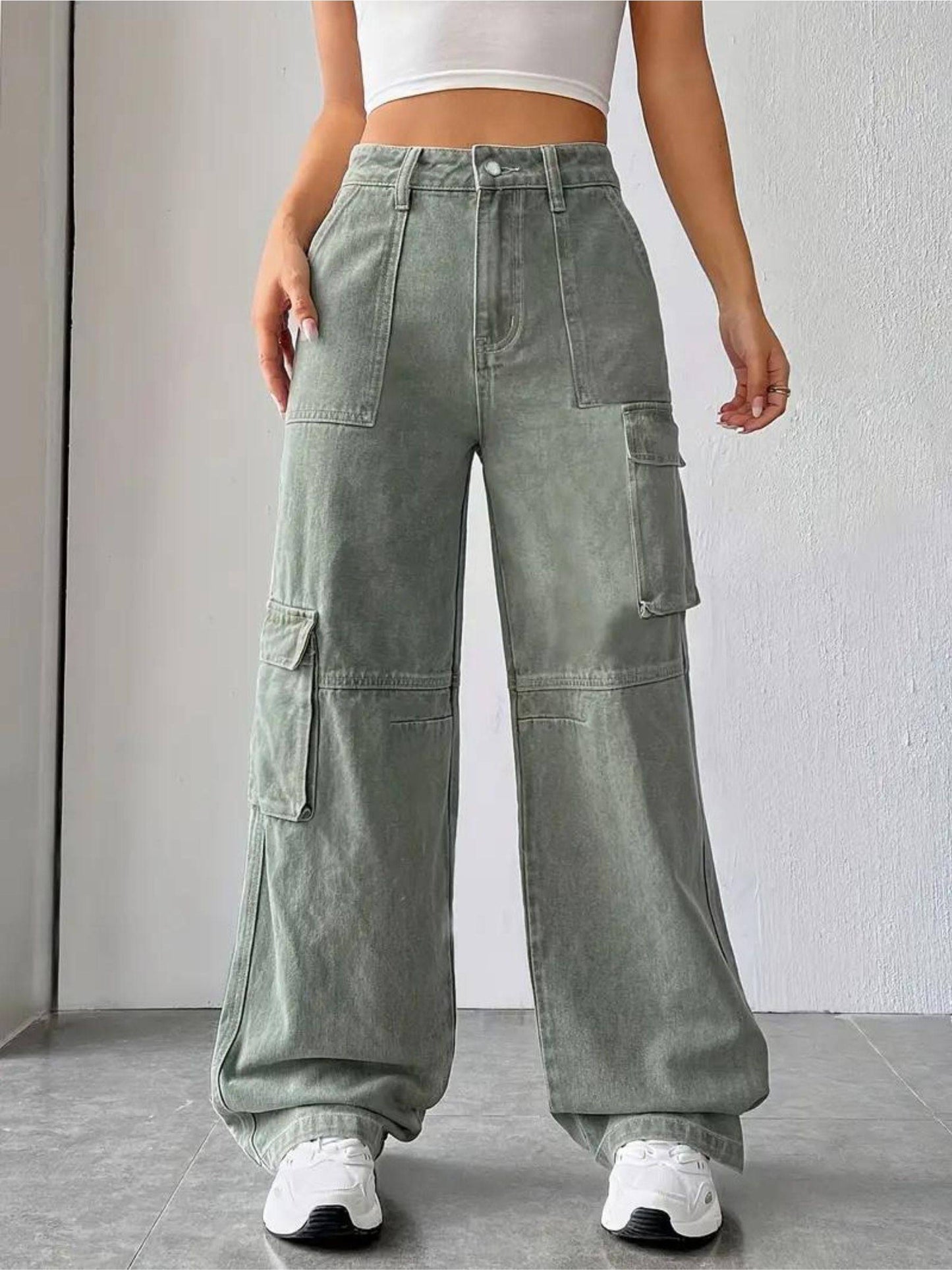 City Slicker Scout Cargo Denim - Glossia Fashion
