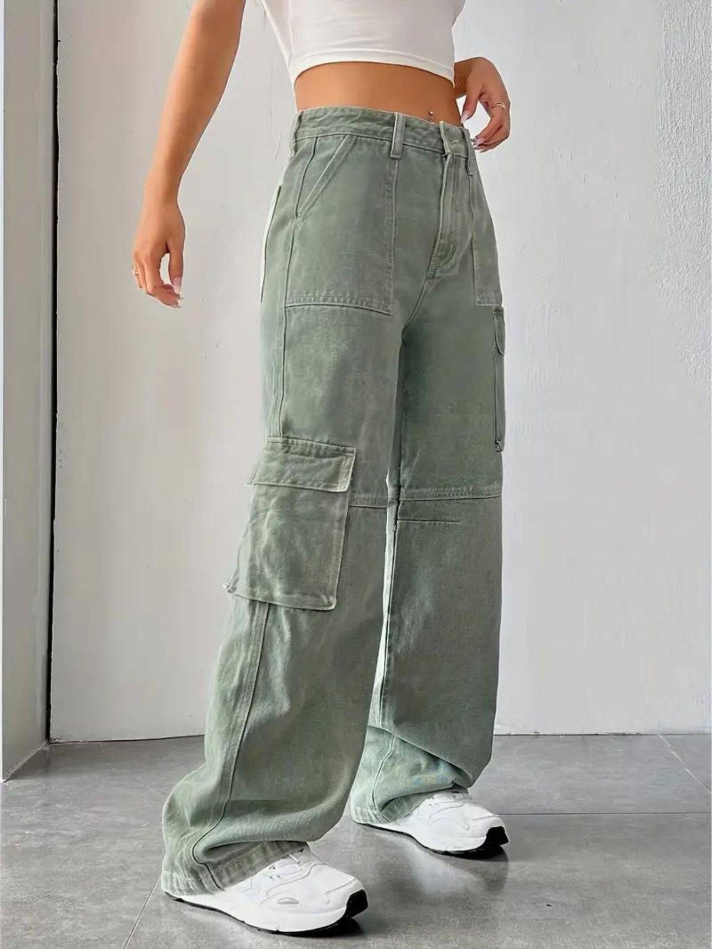 City Slicker Scout Cargo Denim - Glossia Fashion