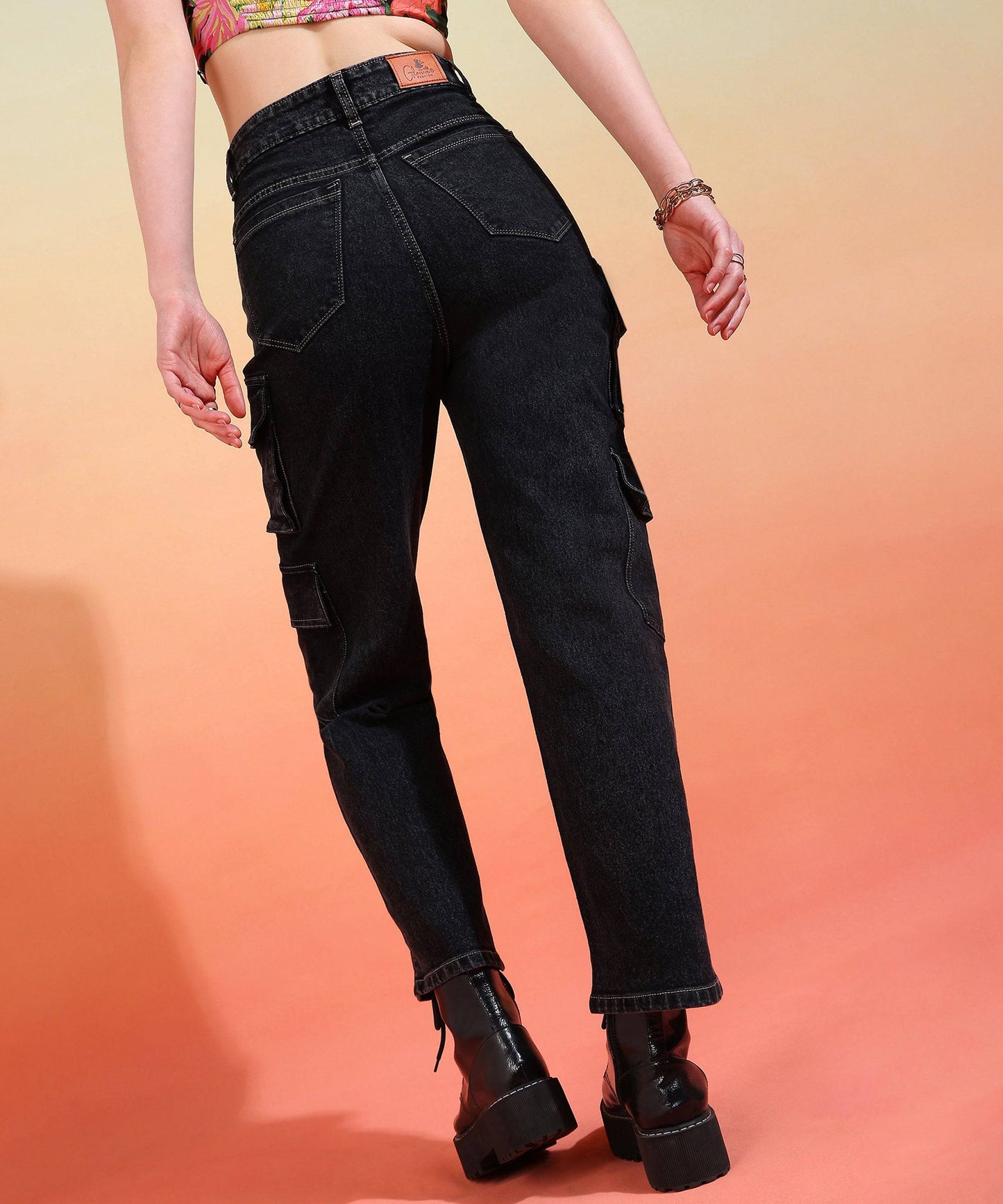 Street Style Scout Cargo Jeans - Glossia Fashion