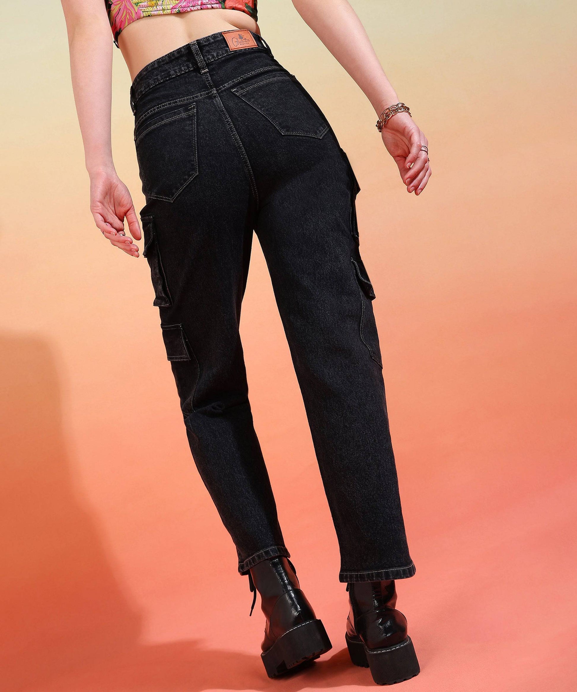 Street Style Scout Cargo Jeans - Glossia Fashion