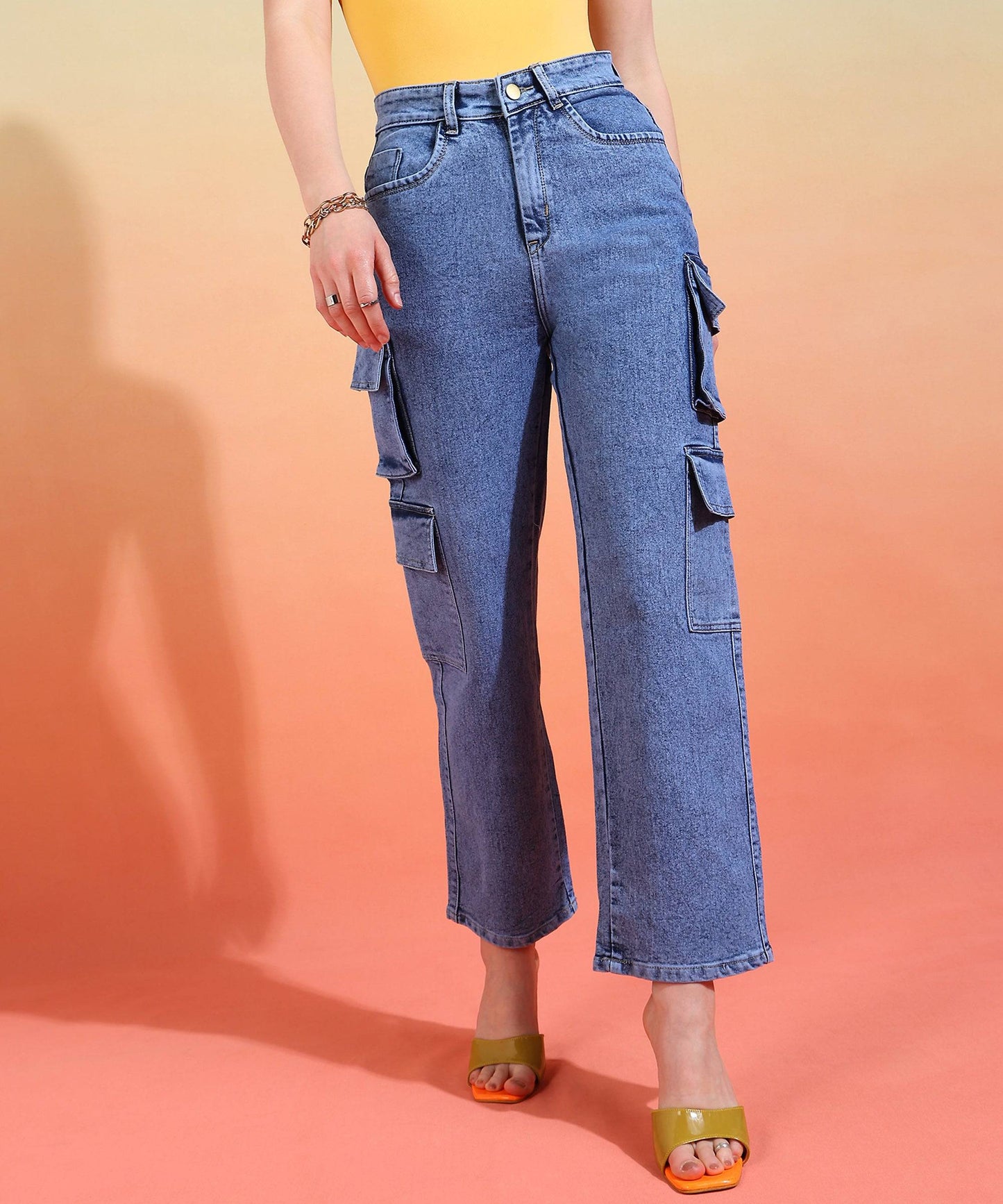 Street Style Scout Cargo Jeans - Glossia Fashion