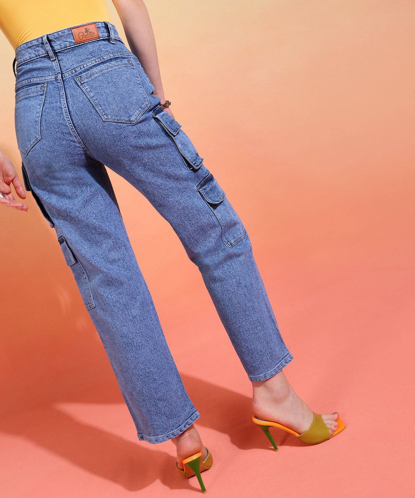 Street Style Scout Cargo Jeans - Glossia Fashion