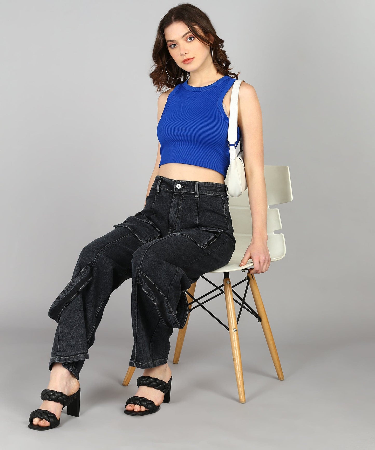 City Roamer Chic Cargo Jeans - Glossia Fashion