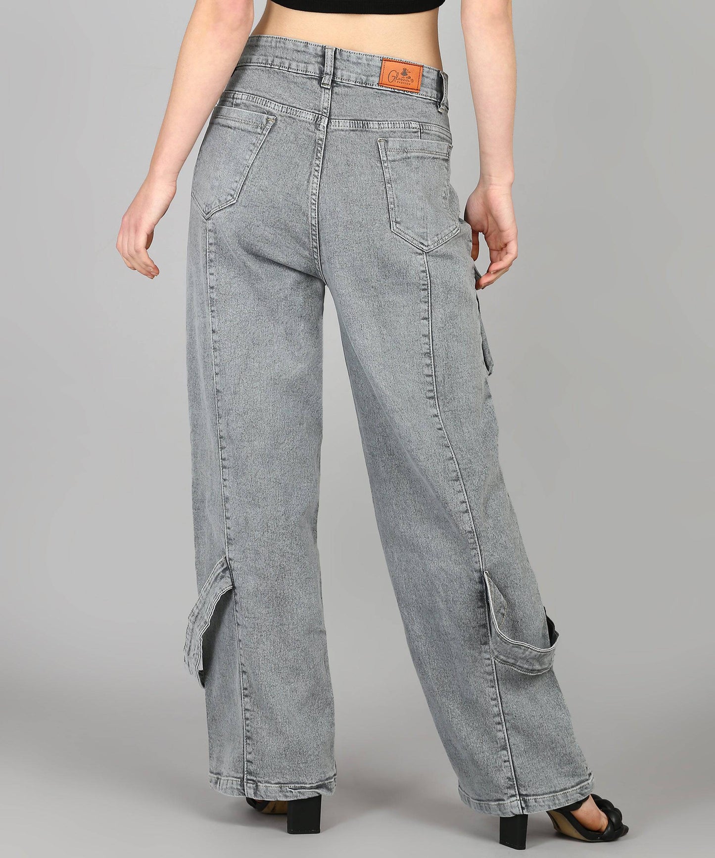 City Roamer Chic Cargo Jeans - Glossia Fashion