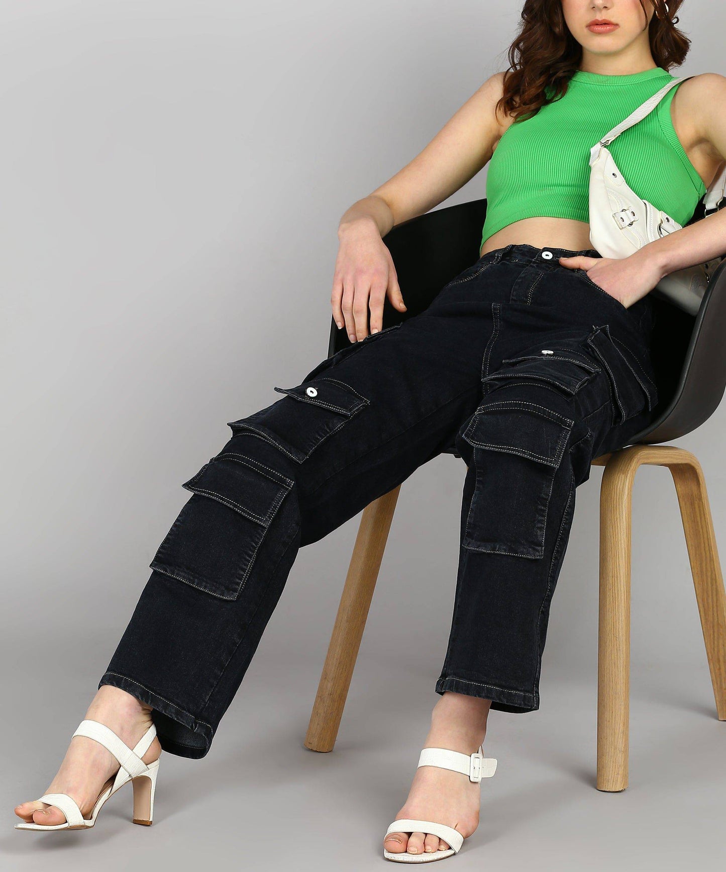 Urban Explorer Cargo Jeans - Glossia Fashion