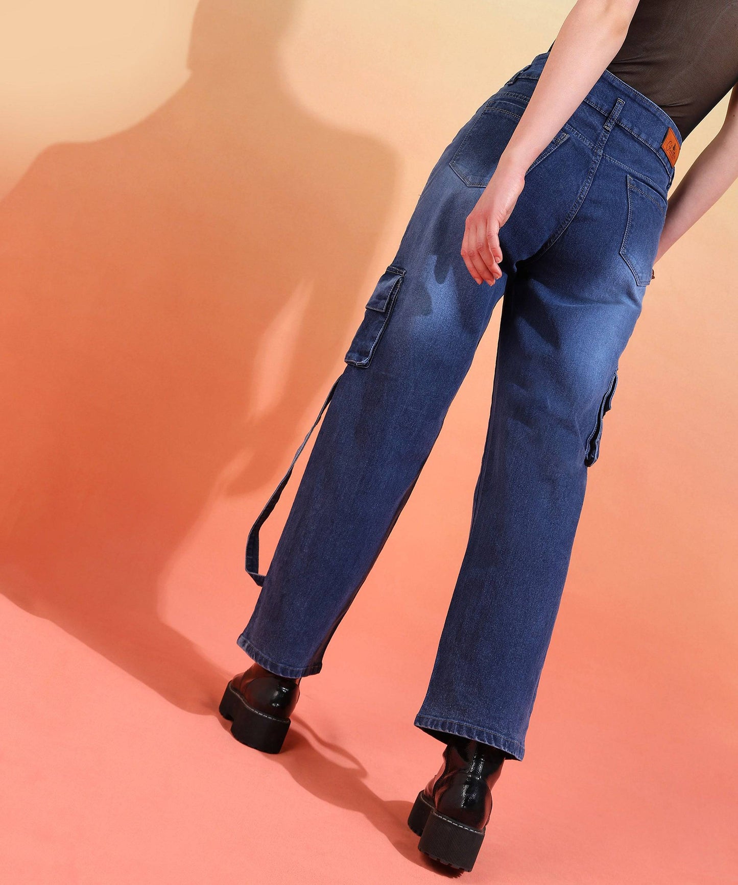 Wanderer's Way Cargo Denim - Glossia Fashion
