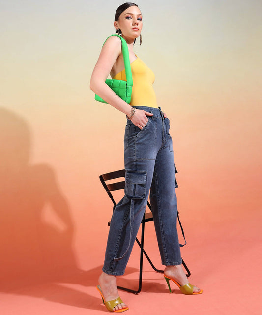 Wanderer's Way Cargo Denim - Glossia Fashion