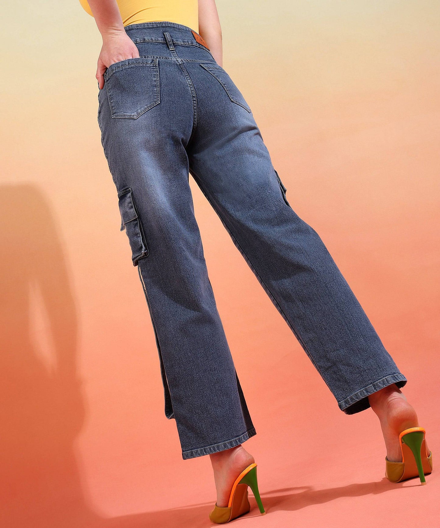 Wanderer's Way Cargo Denim - Glossia Fashion