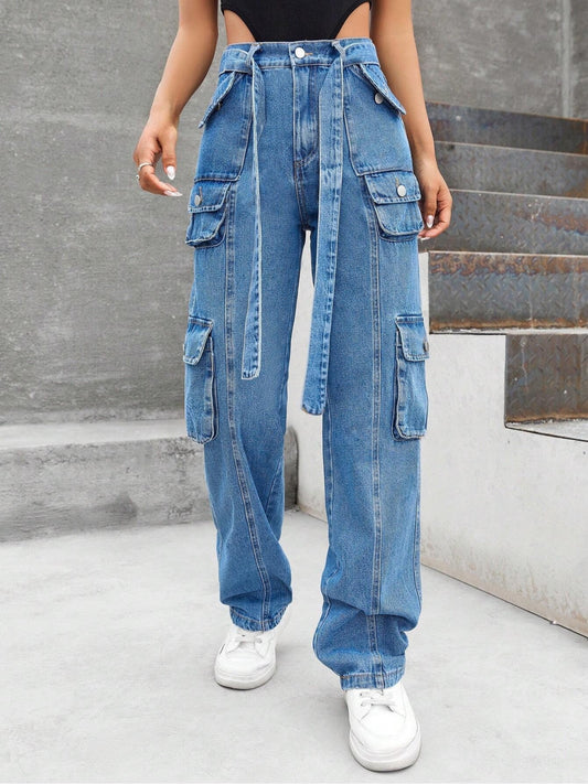 Street Vibe Pocket Detail Denim