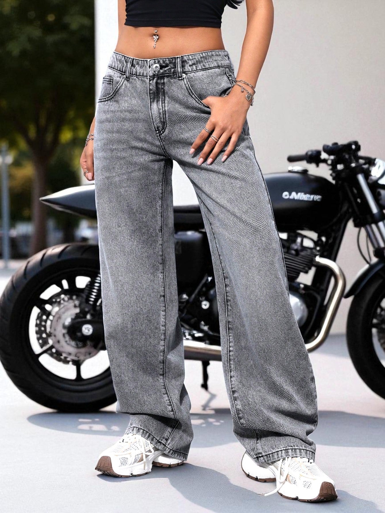 Neat Line Fit Denim Jeans