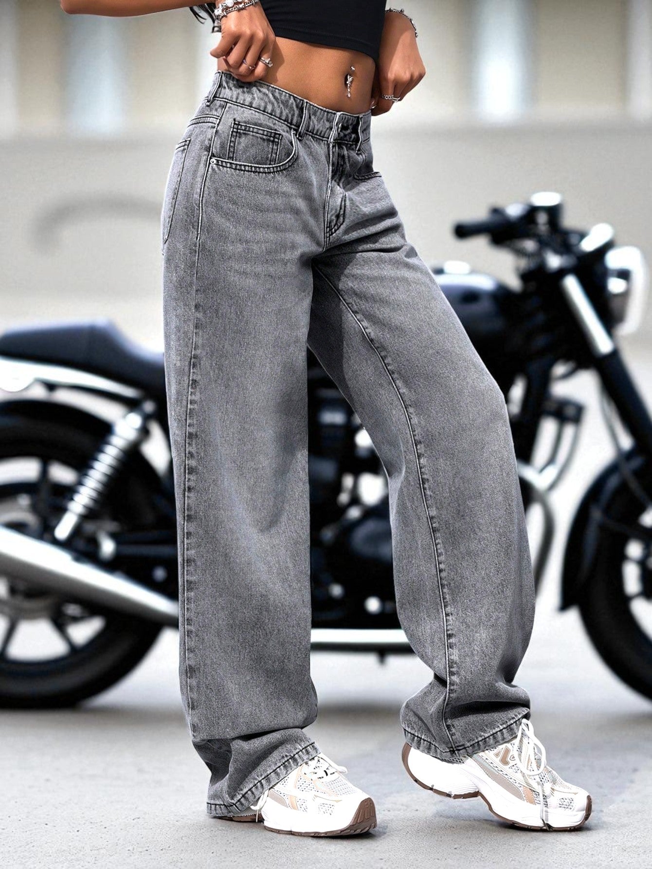 Neat Line Fit Denim Jeans