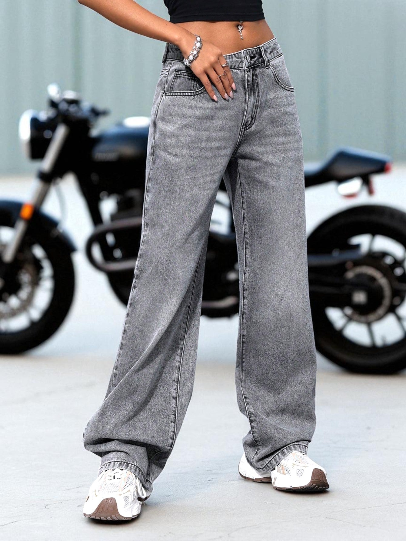 Neat Line Fit Denim Jeans