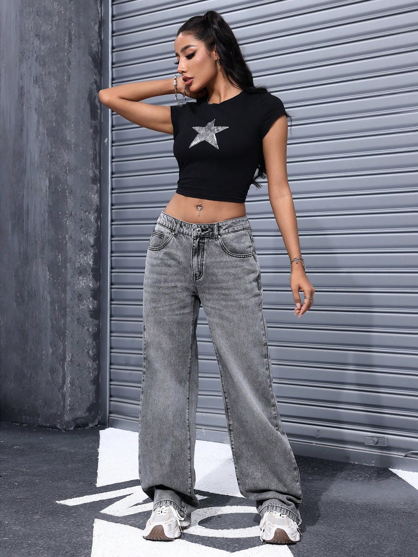 Neat Line Fit Denim Jeans
