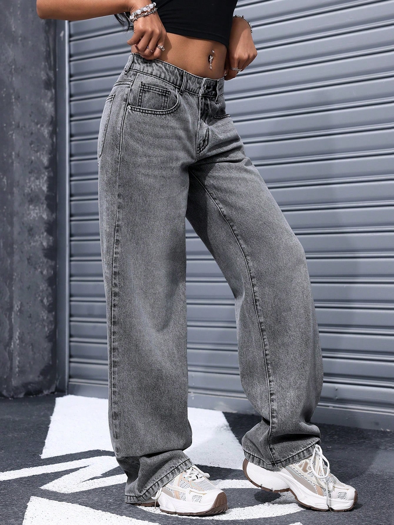 Neat Line Fit Denim Jeans