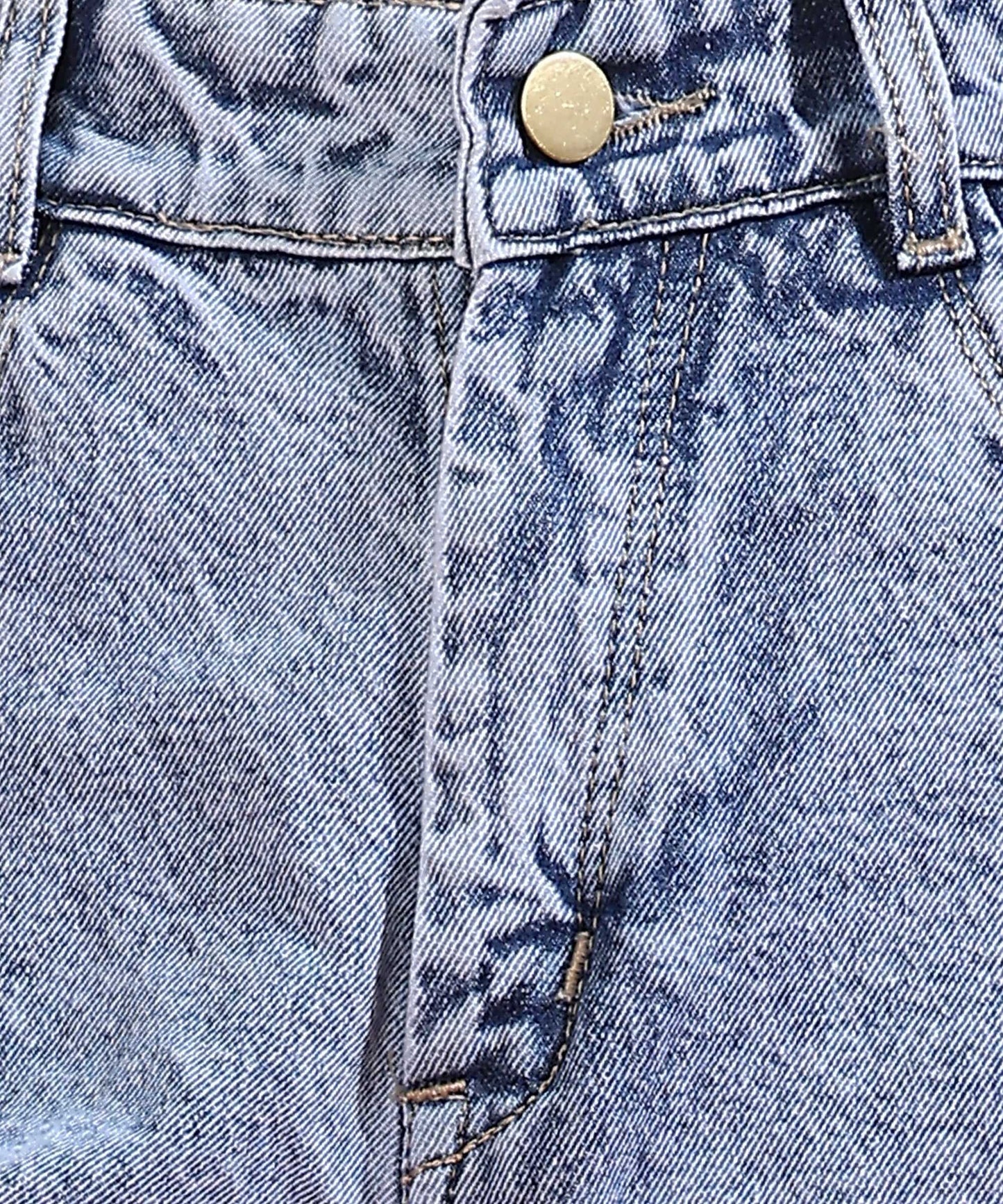 Stonewash Serenade Wide Leg Jeans - Glossia Fashion