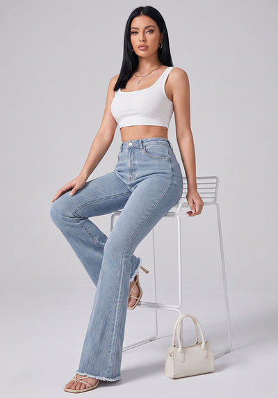 Timeless Fade High-Waist Bootcut