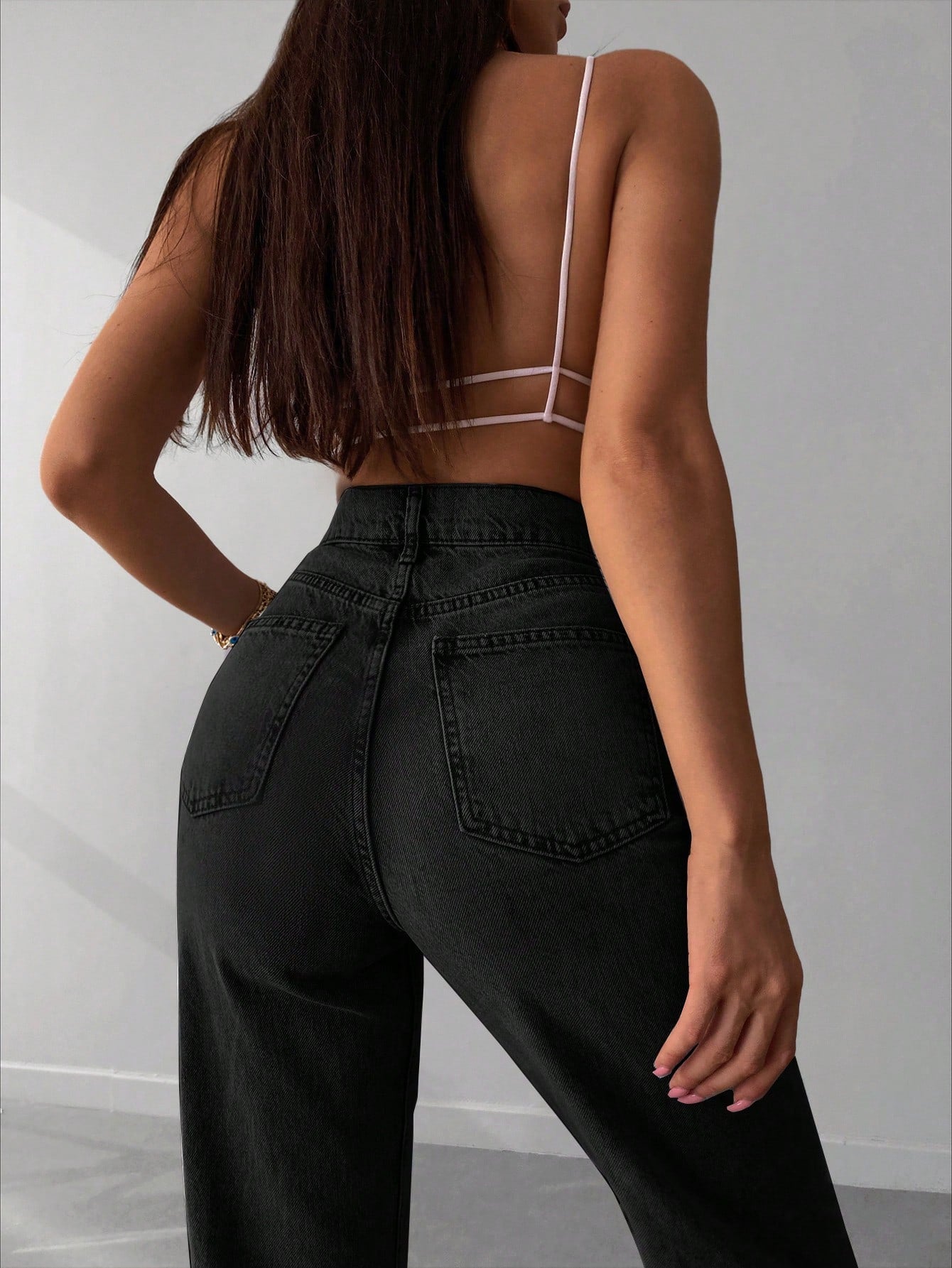 Misty Night High-Rise Jeans - Glossia Fashion