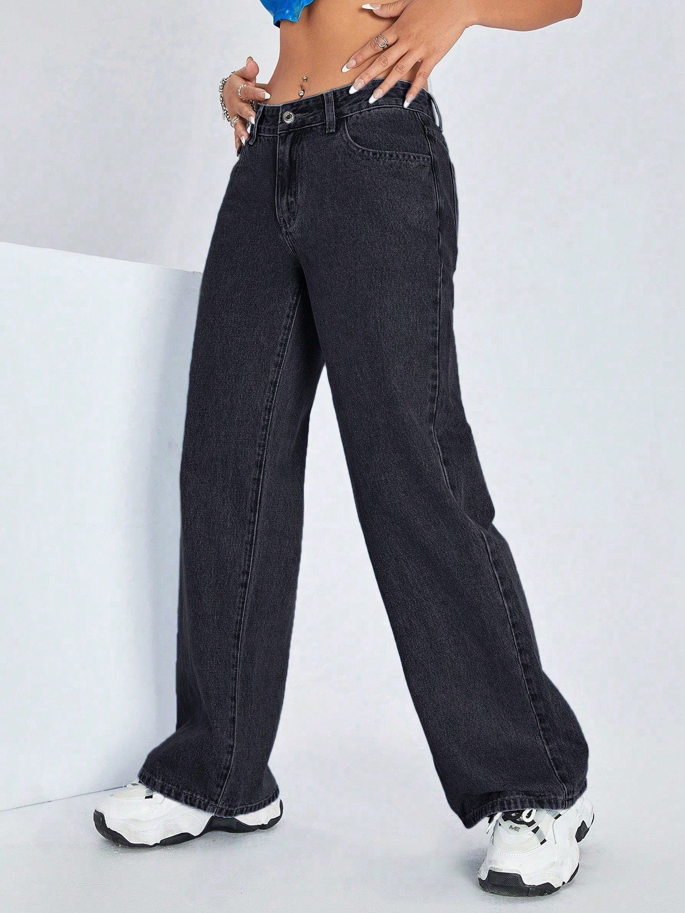 Starlet Charm High-Waist Stretchable Jeans - Glossia Fashion