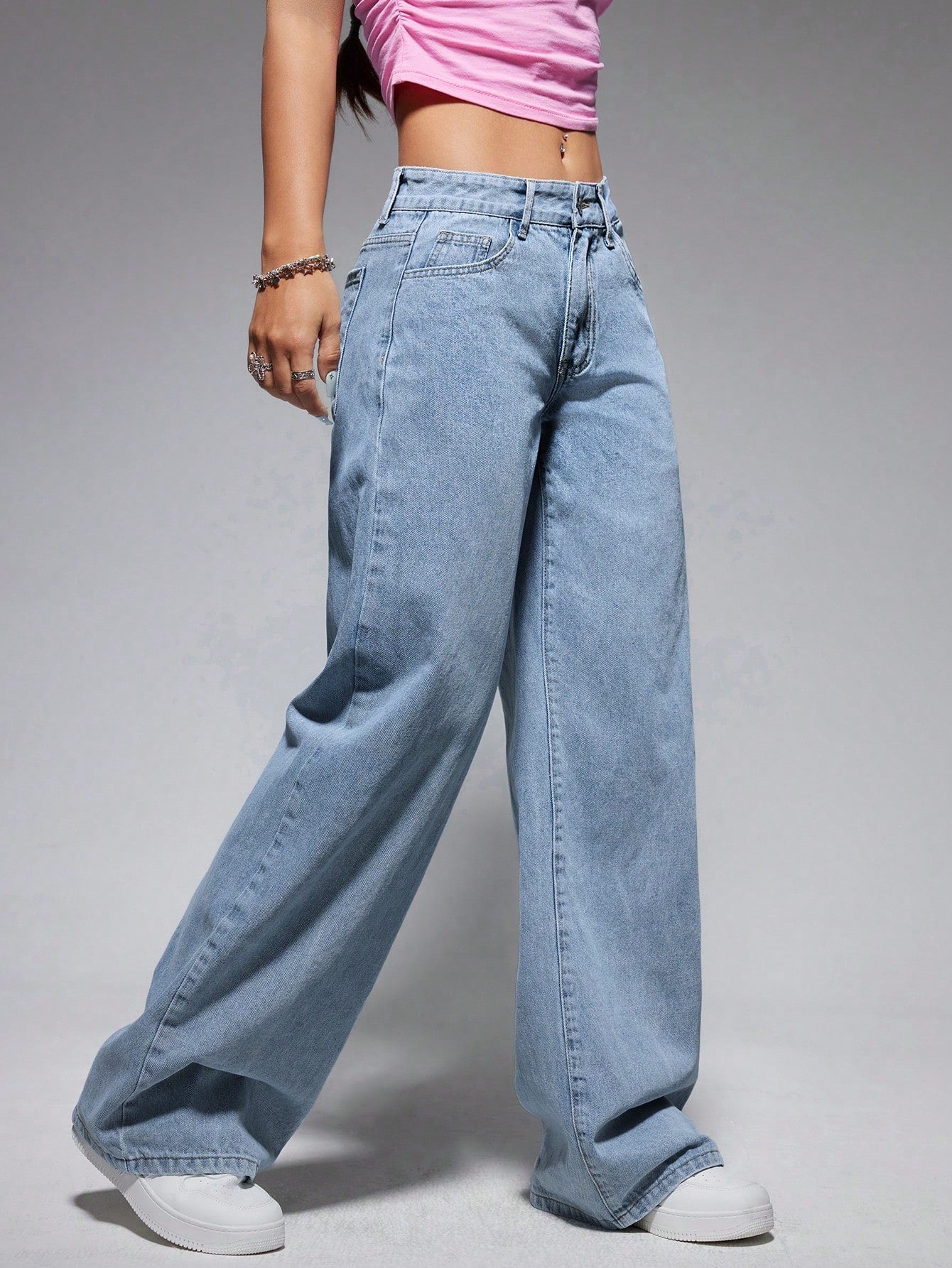 Own The Moment High-Rise Soft Denim - Glossia Fashion