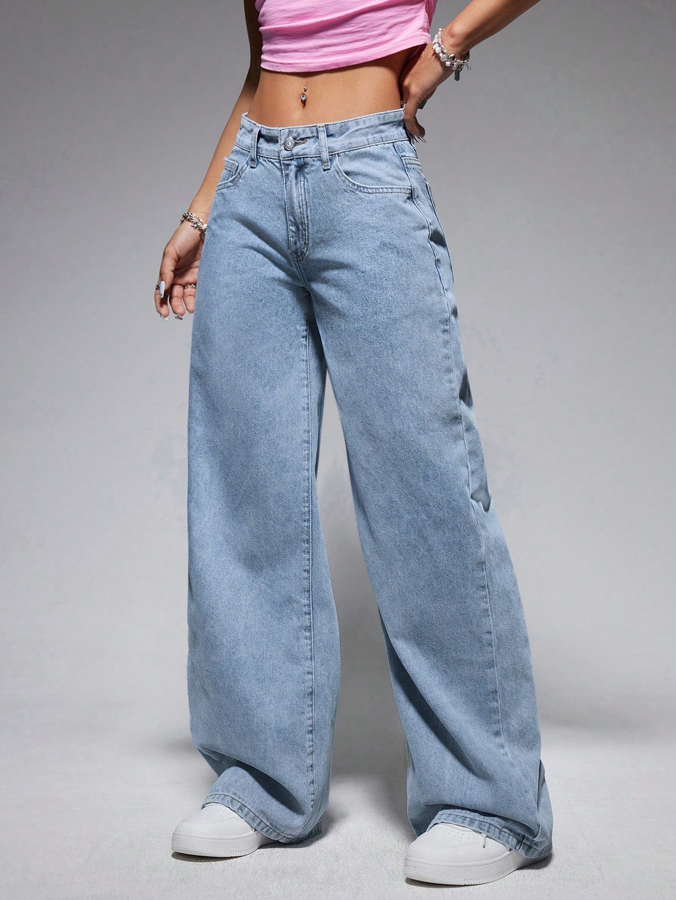 Own The Moment High-Rise Soft Denim - Glossia Fashion