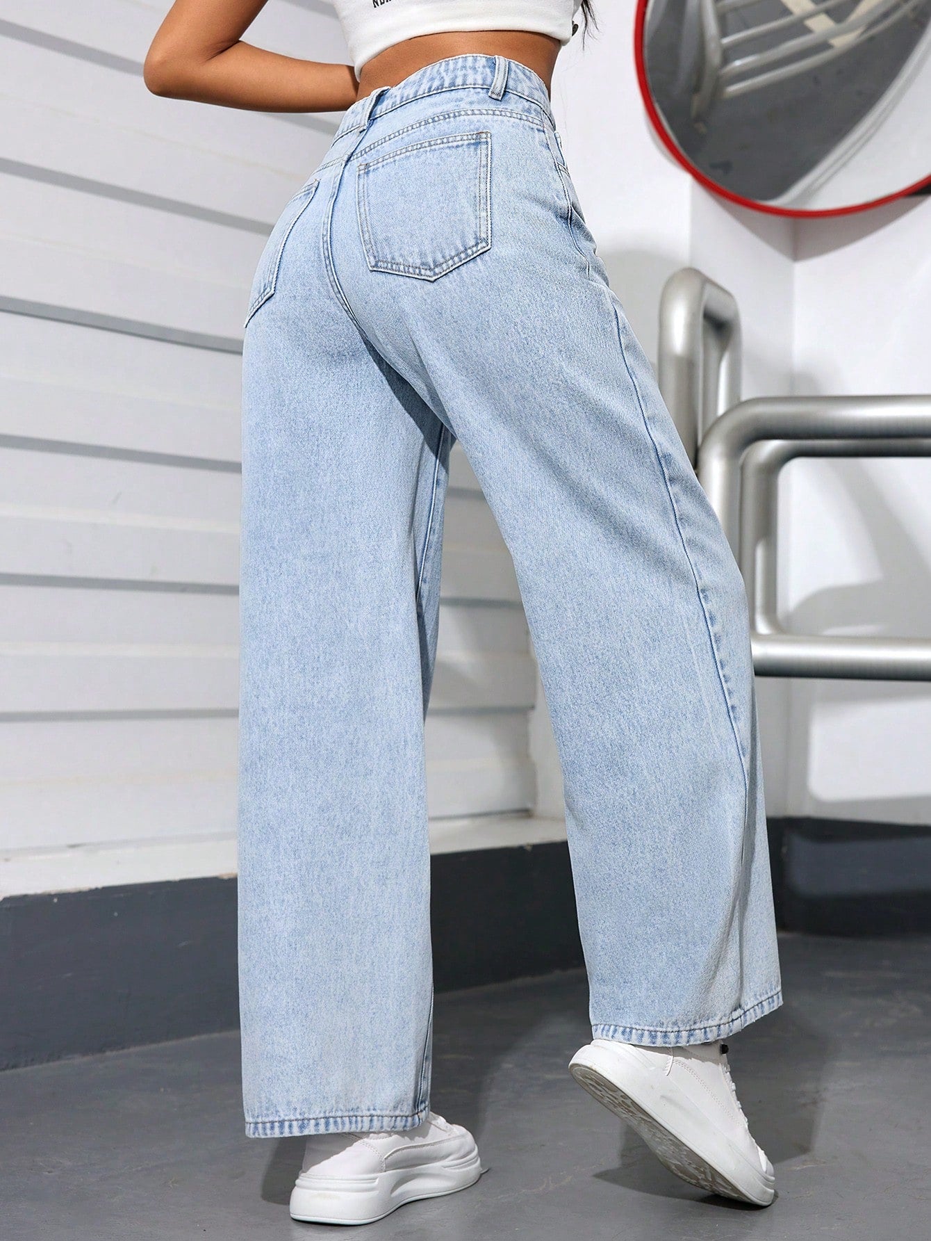 Street Smart Straight Fit Denim - Glossia Fashion