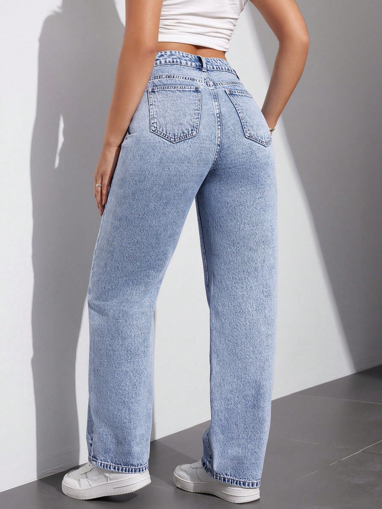 Ultra Fit High-Waist Stretch Jeans - Glossia Fashion