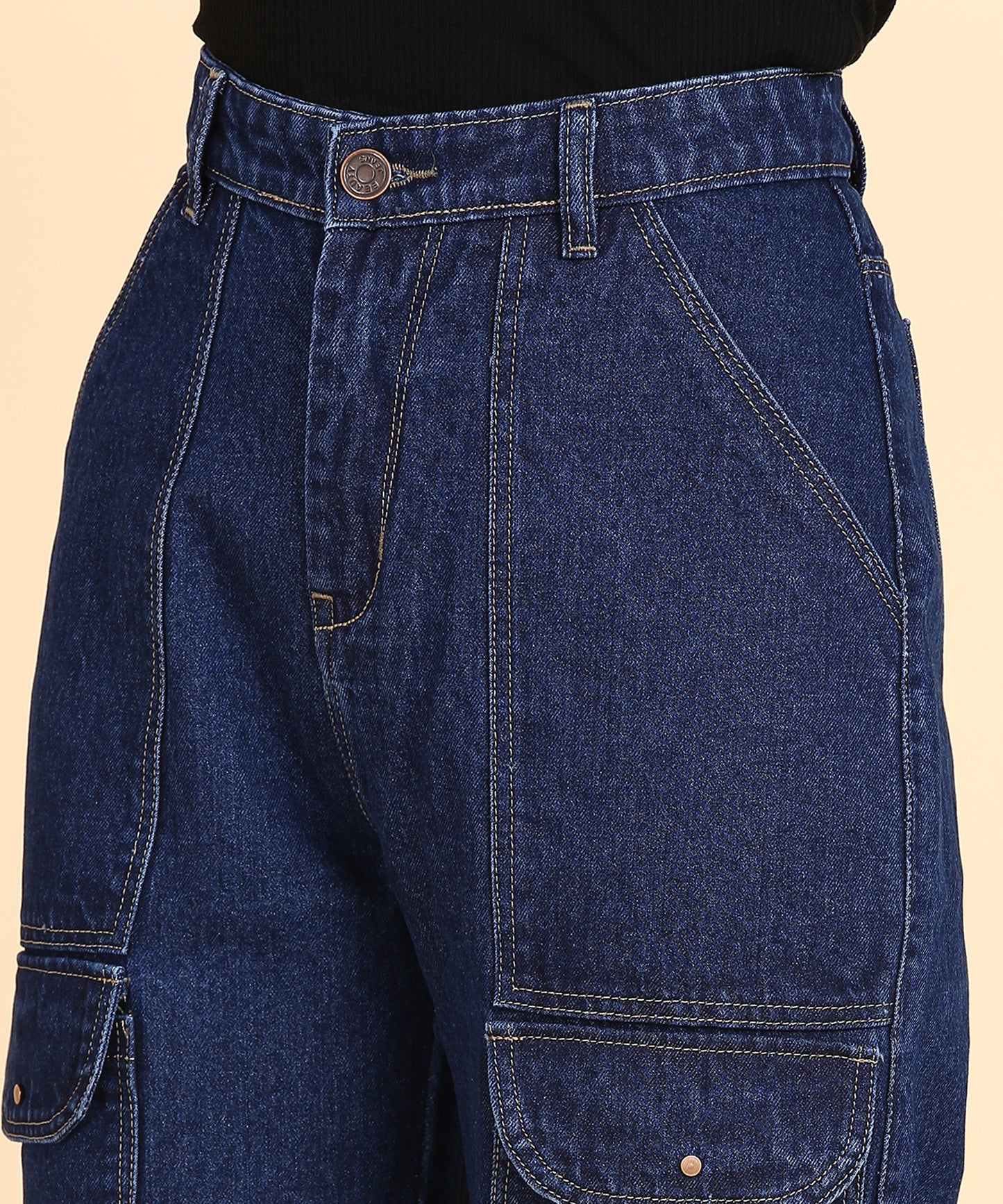 Urban Safari Cargo Denim - Glossia Fashion