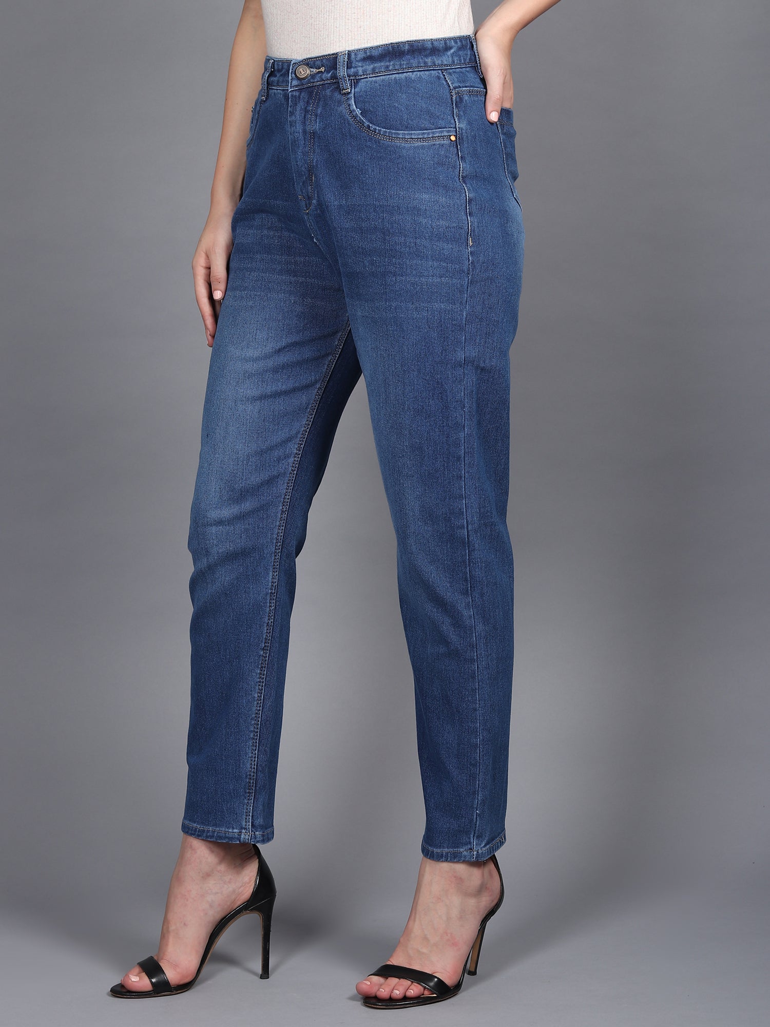 High Tide Retro Mom Fit Jeans - Glossia Fashion