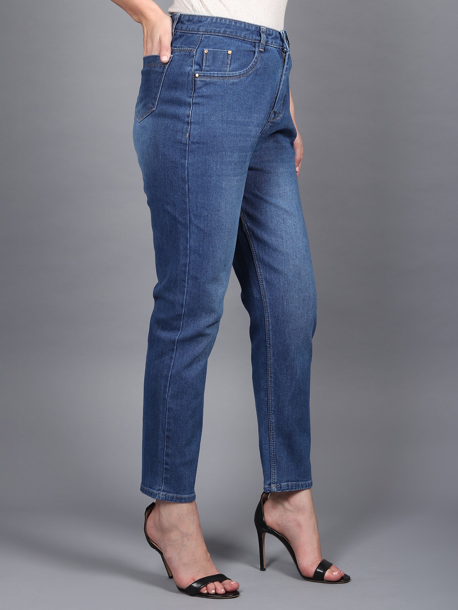 High Tide Retro Mom Fit Jeans - Glossia Fashion