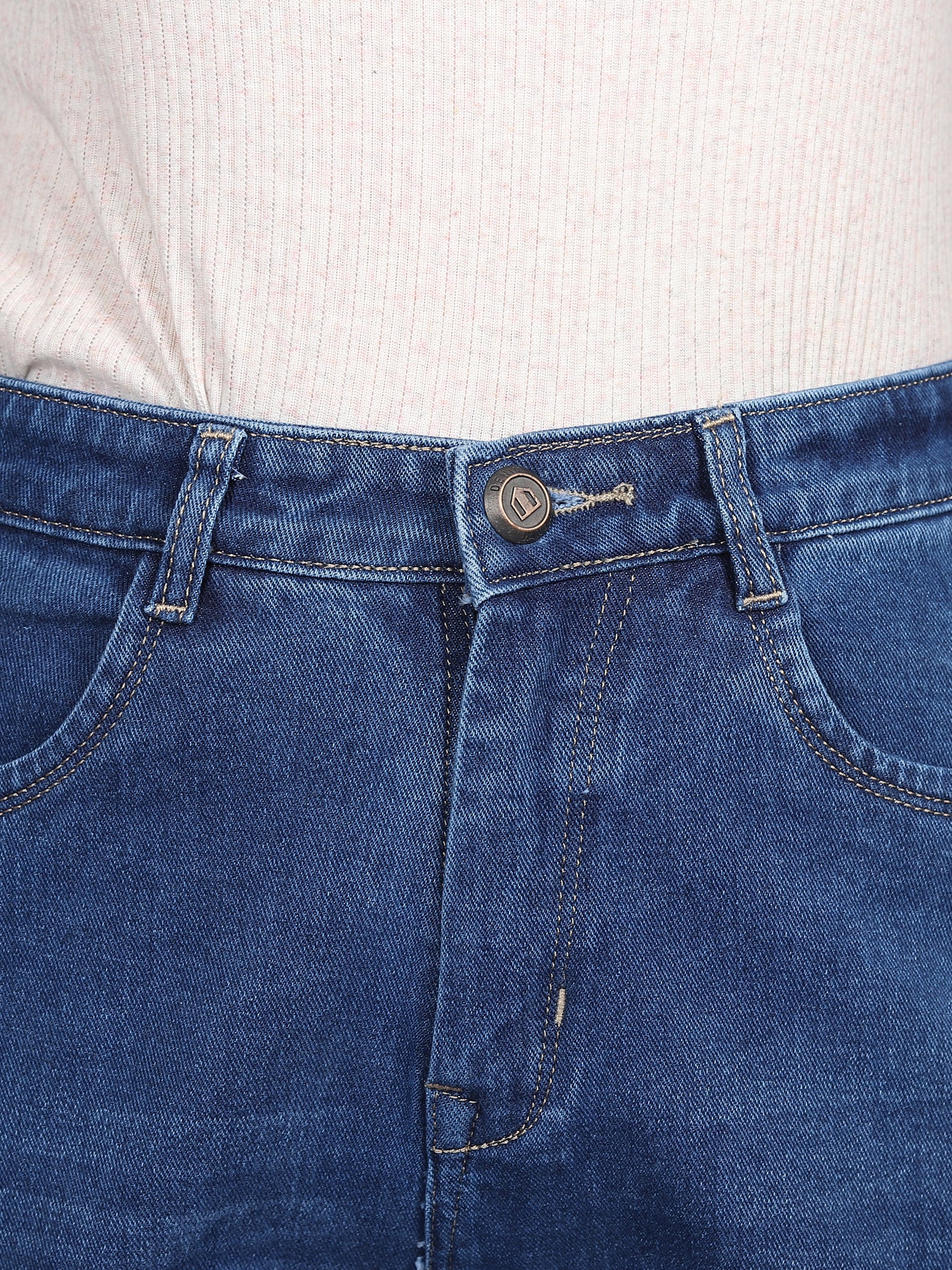 High Tide Retro Mom Fit Jeans - Glossia Fashion
