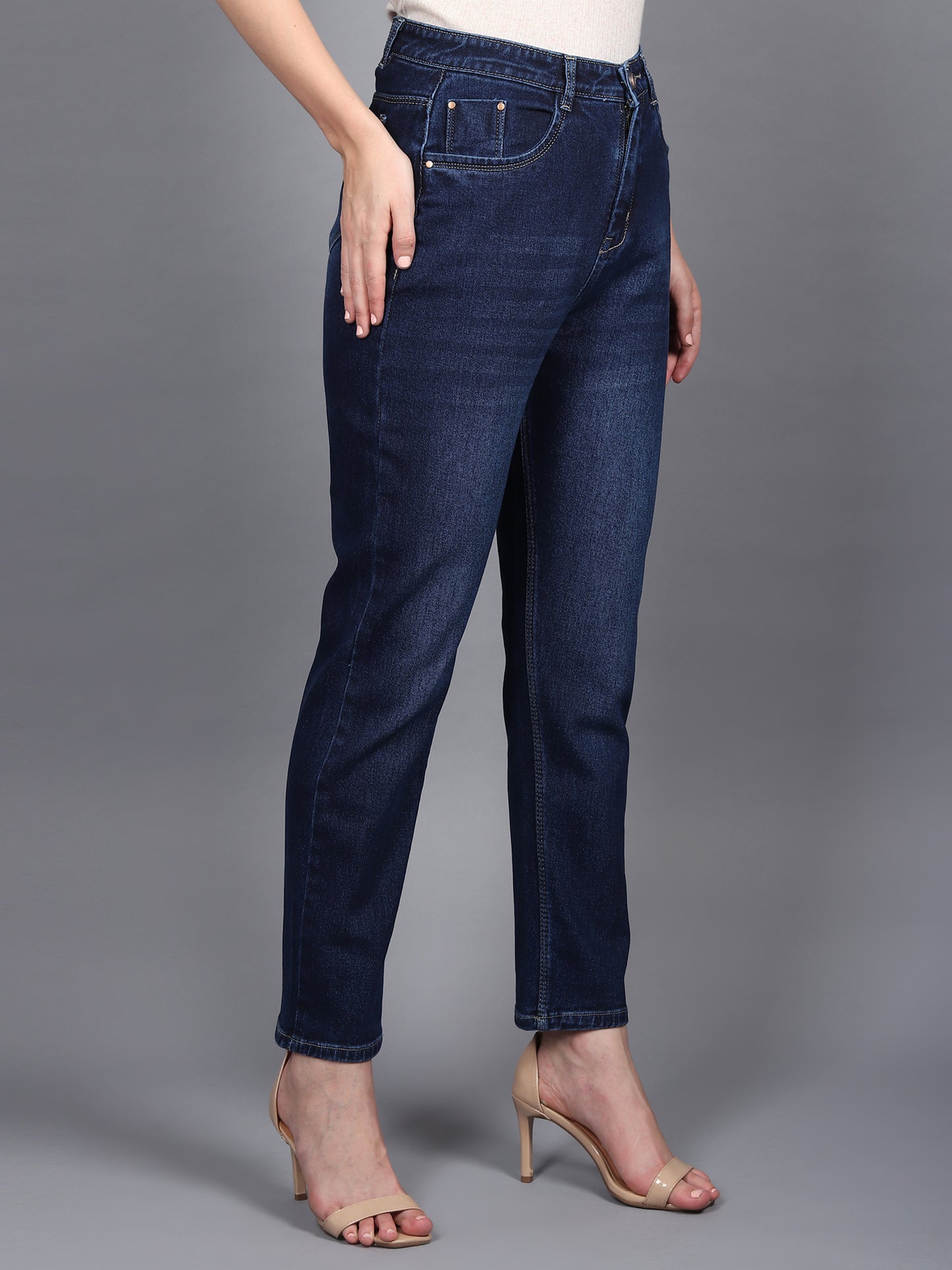 High Tide Retro Mom Fit Jeans - Glossia Fashion