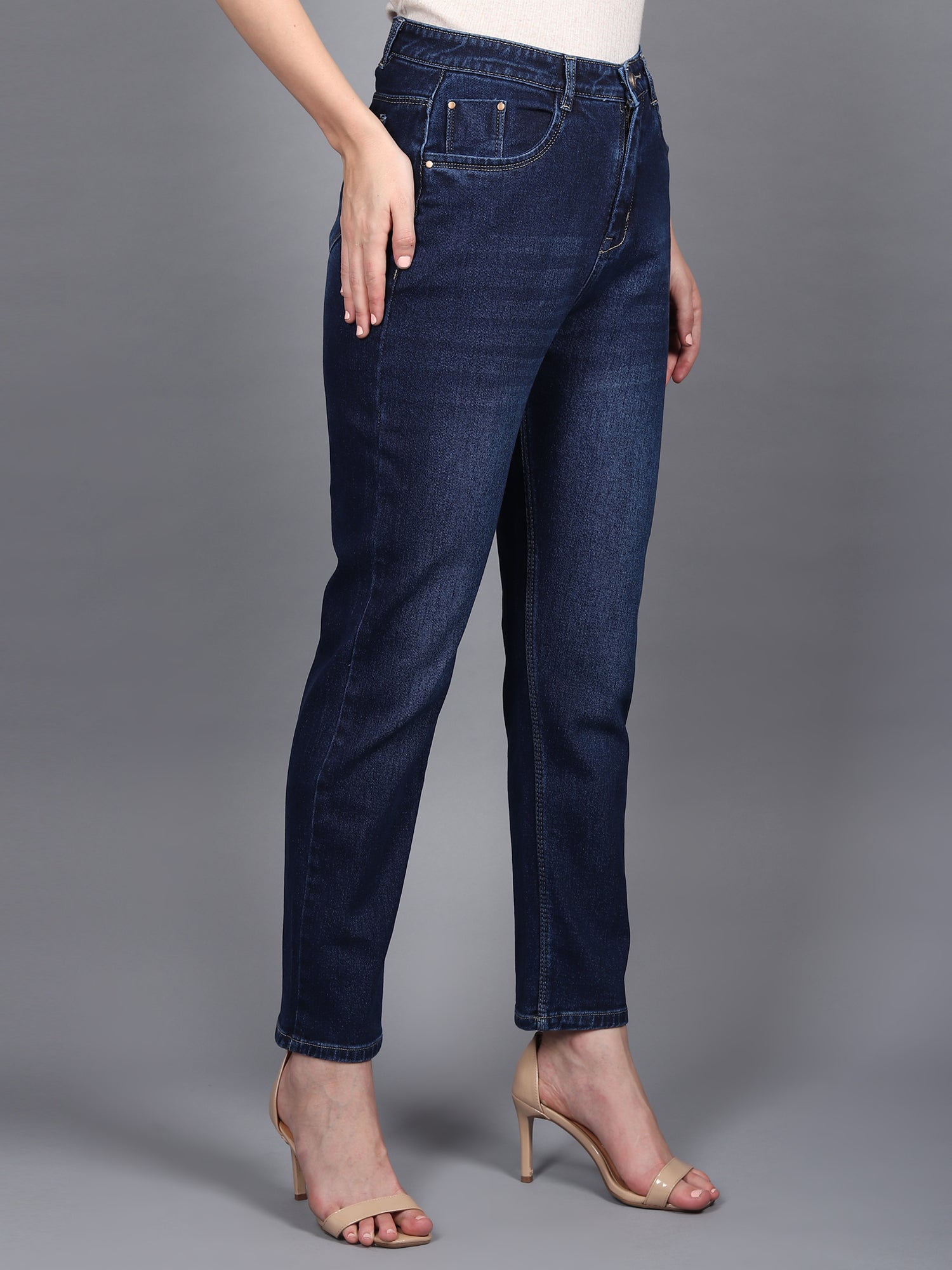 High Tide Retro Mom Fit Jeans - Glossia Fashion