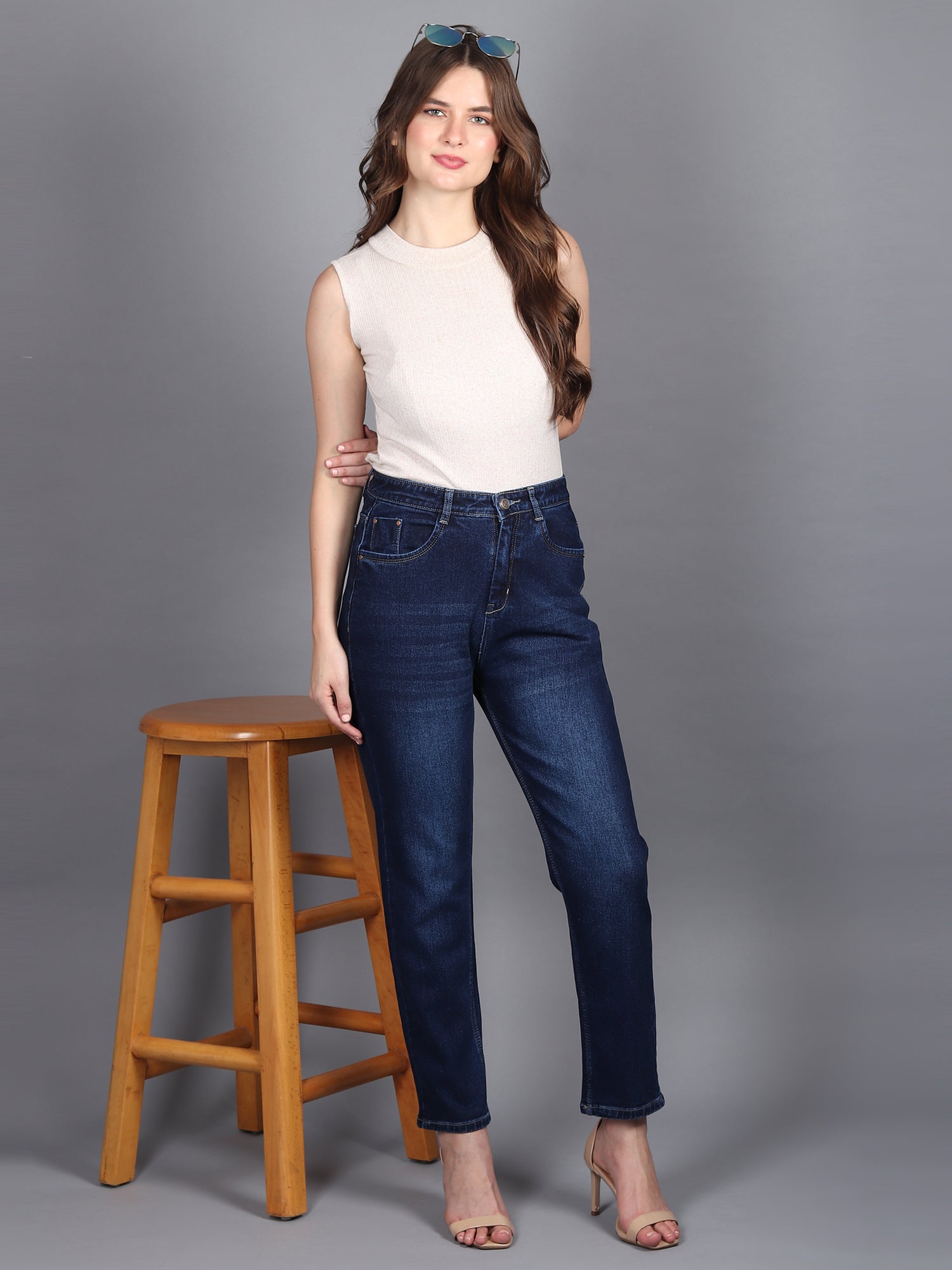 High Tide Retro Mom Fit Jeans - Glossia Fashion