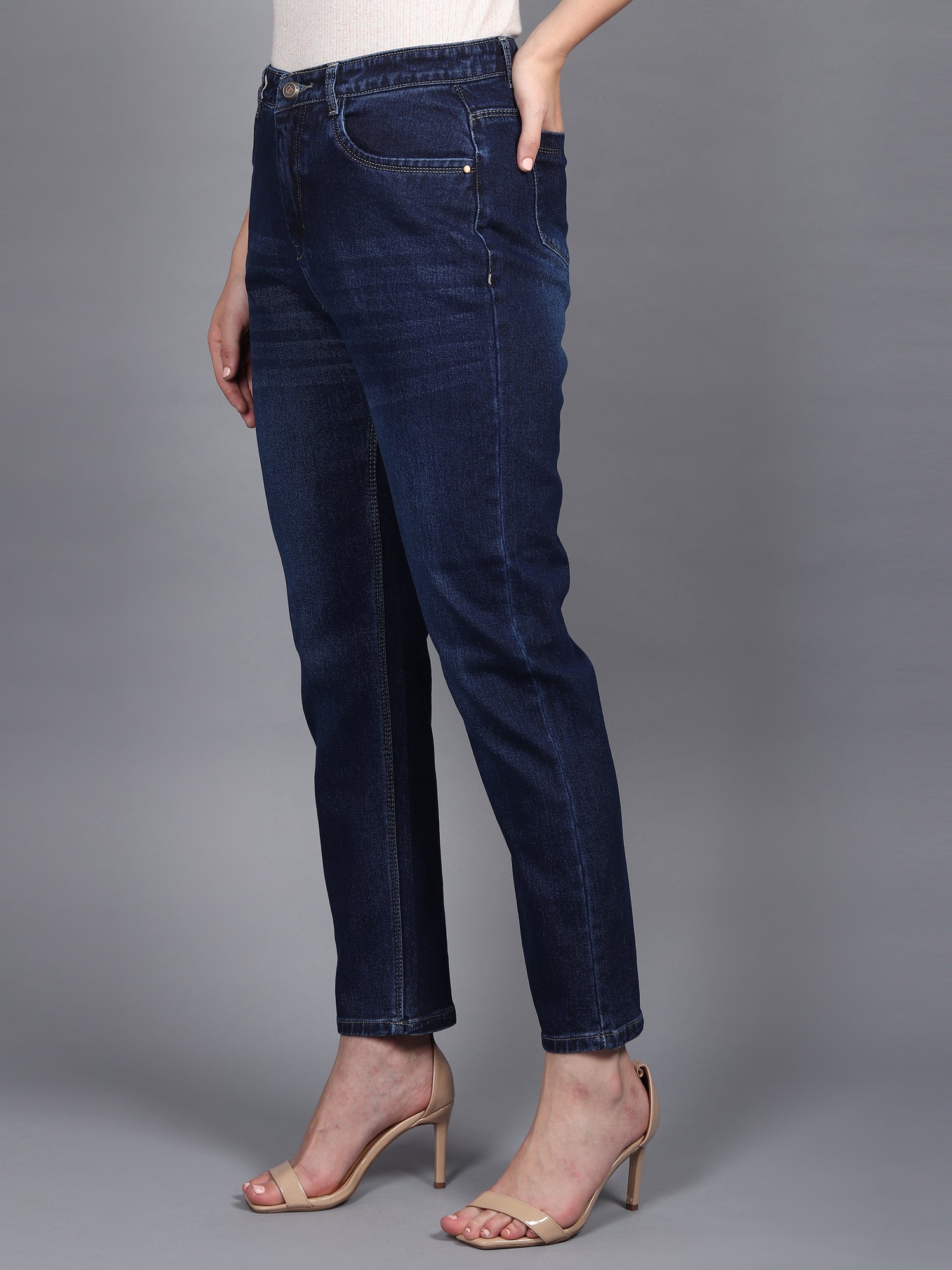 High Tide Retro Mom Fit Jeans - Glossia Fashion