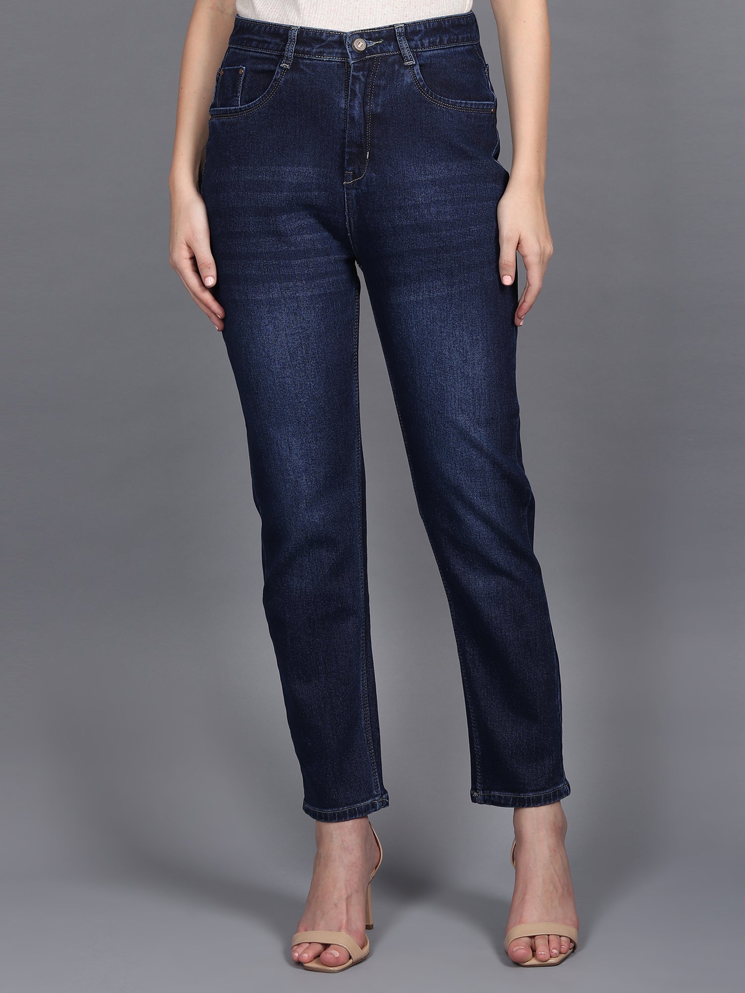 High Tide Retro Mom Fit Jeans - Glossia Fashion