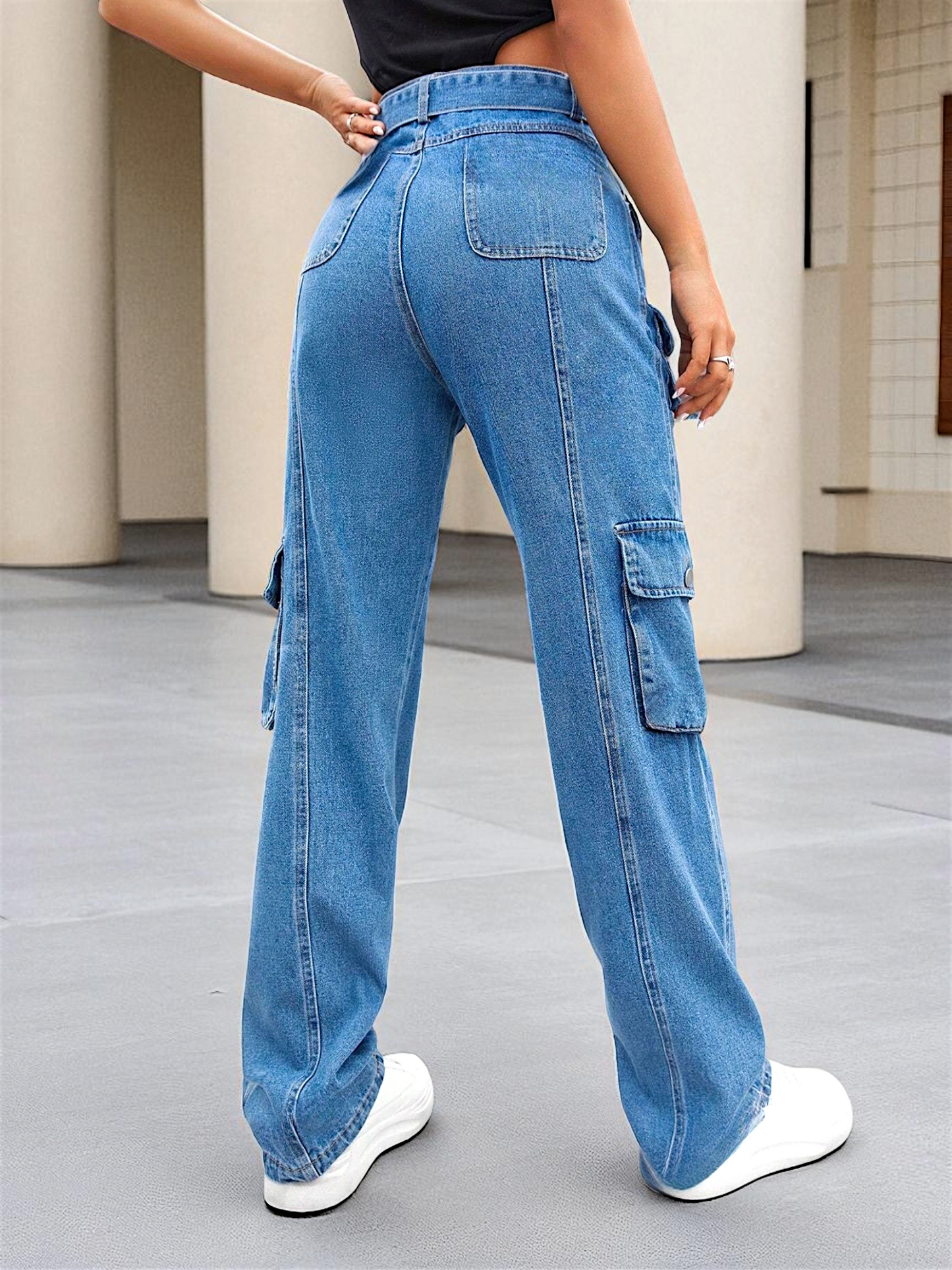 Street Vibe Pocket Detail Denim