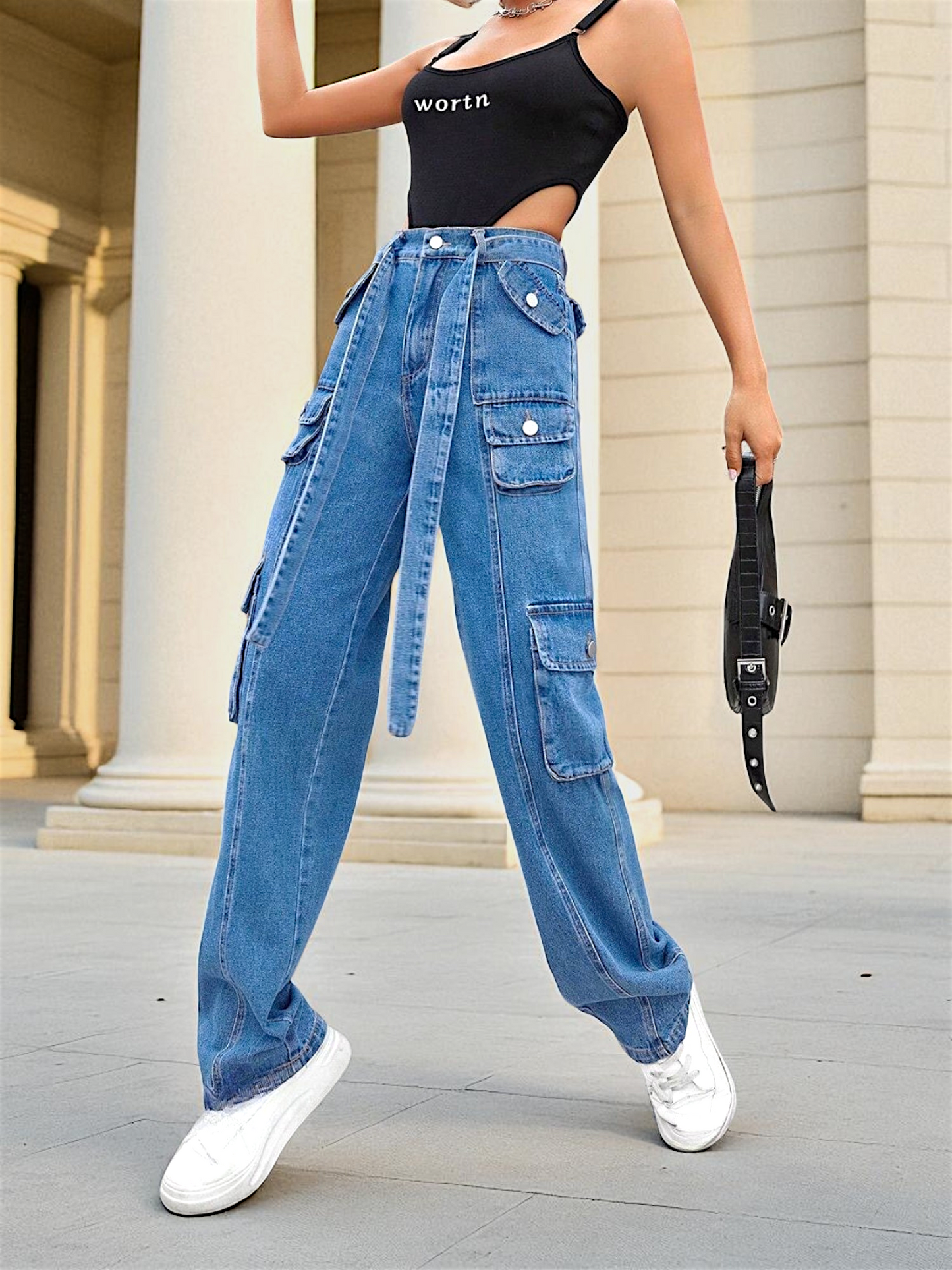 Street Vibe Pocket Detail Denim