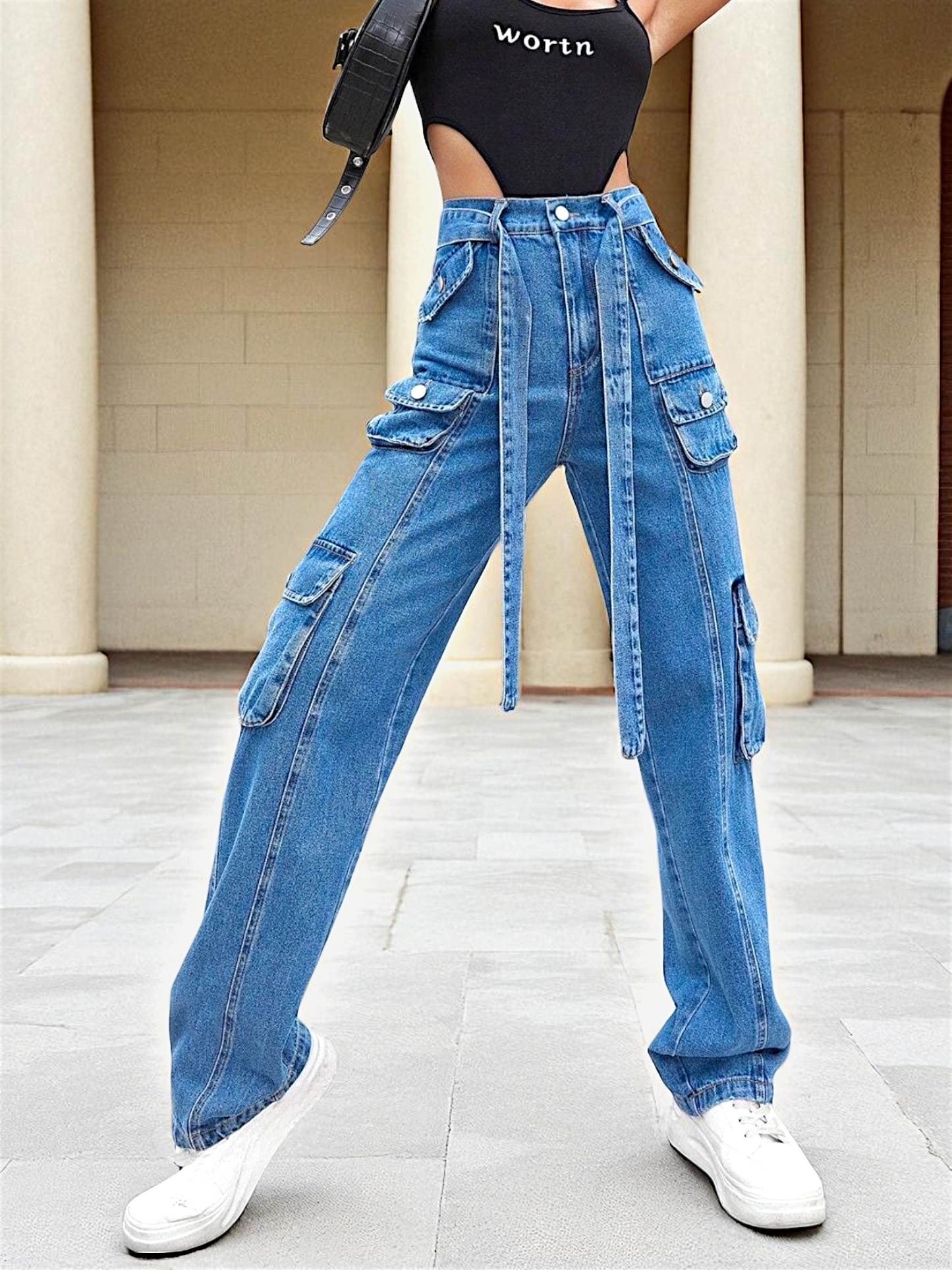 Street Vibe Pocket Detail Denim