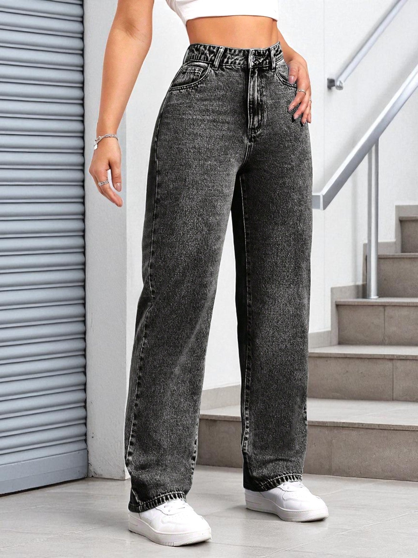 Dark Drift Straight Fit Denim