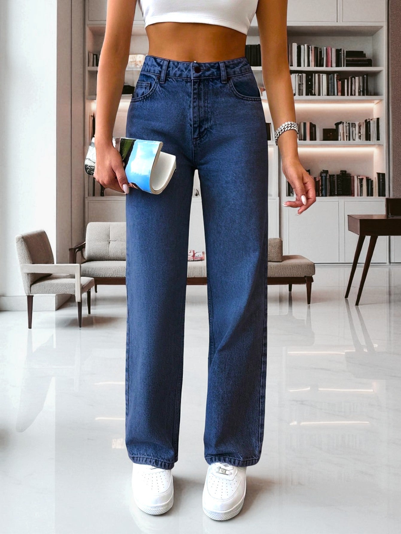 Zenfit High-Rise Straight Denim