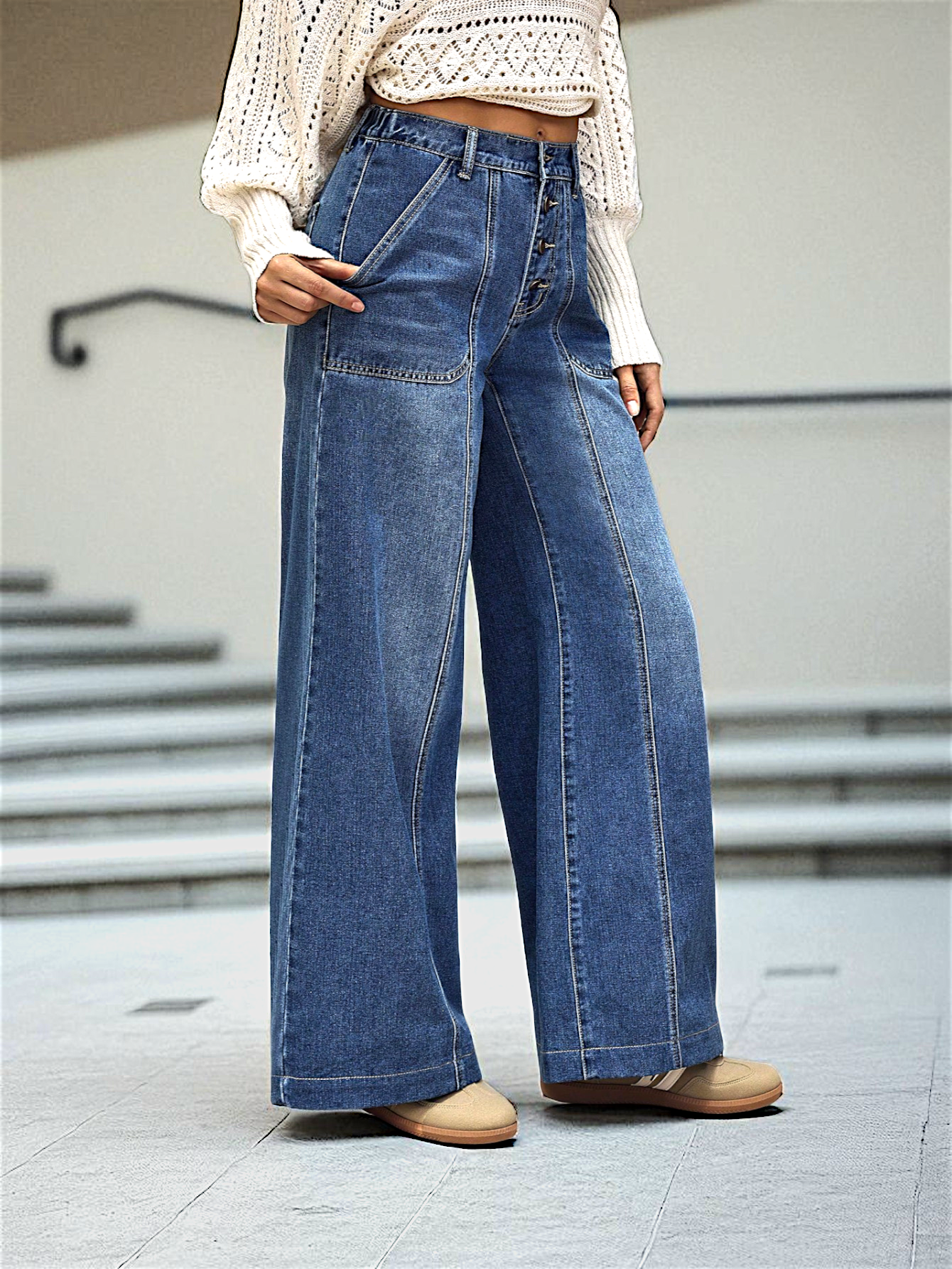 Everyday Retro Wide Denim