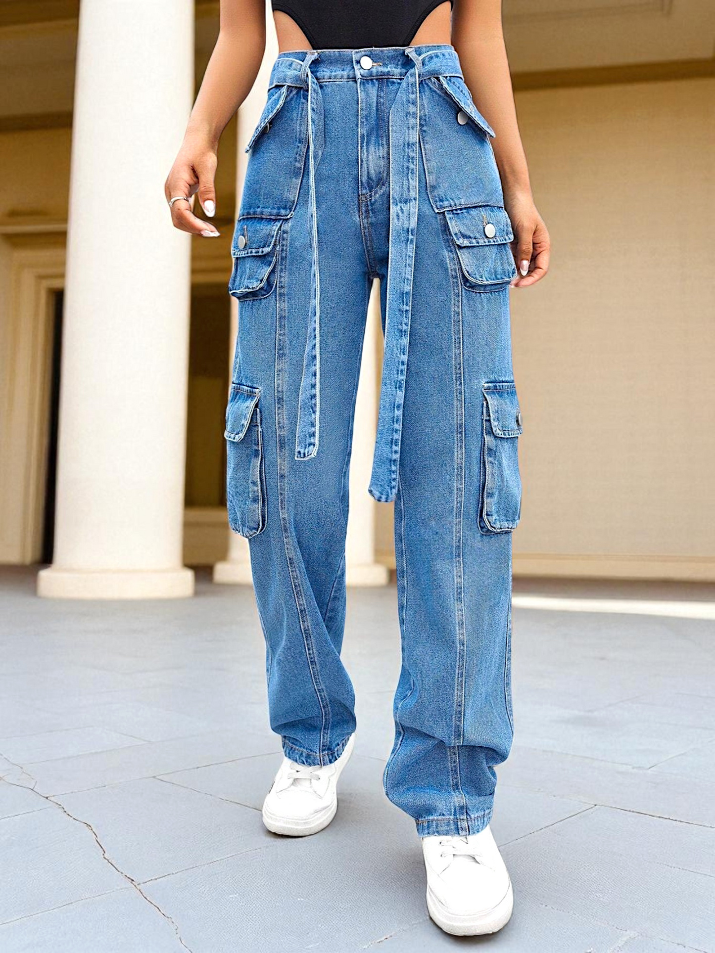 Street Vibe Pocket Detail Denim