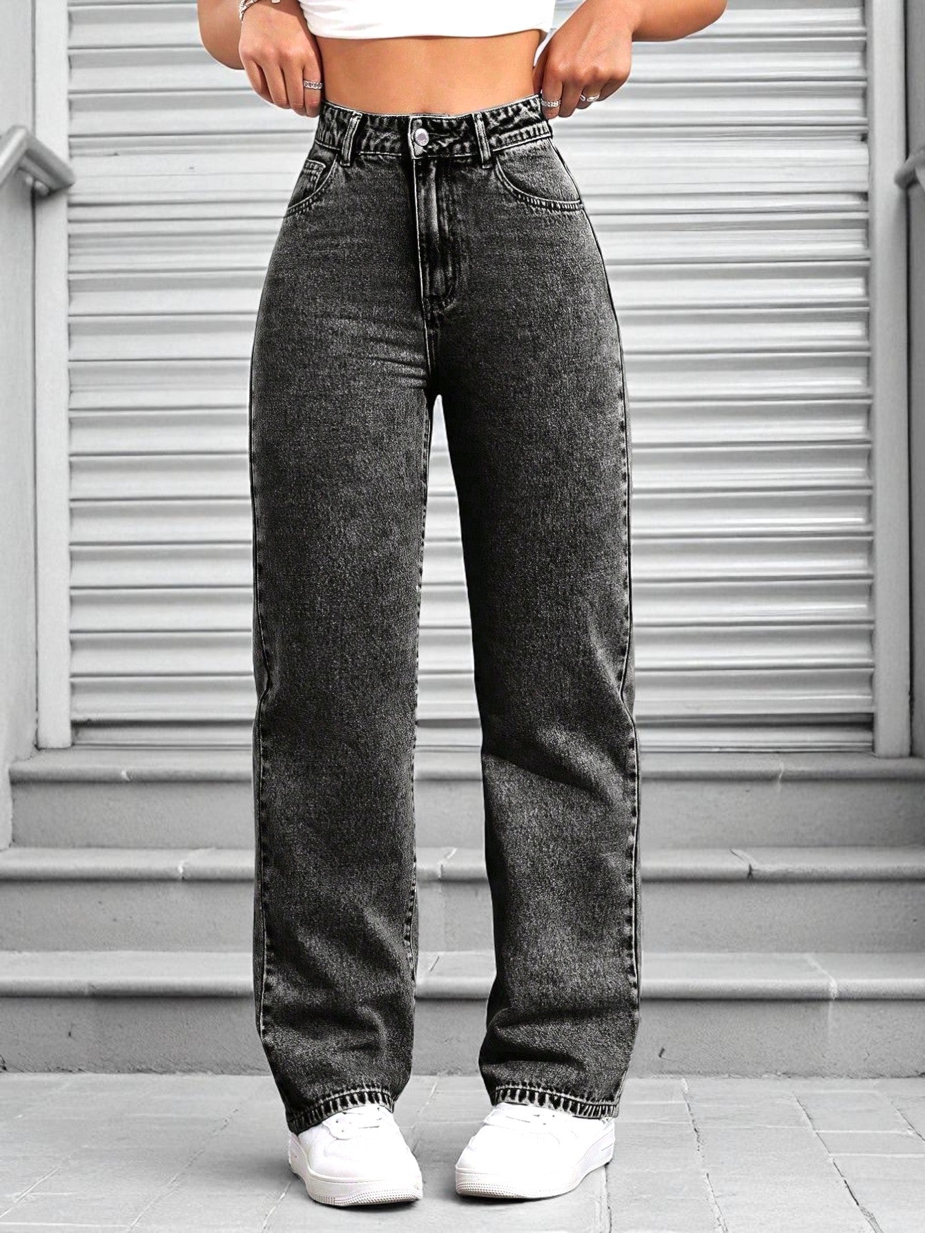 Dark Drift Straight Fit Denim
