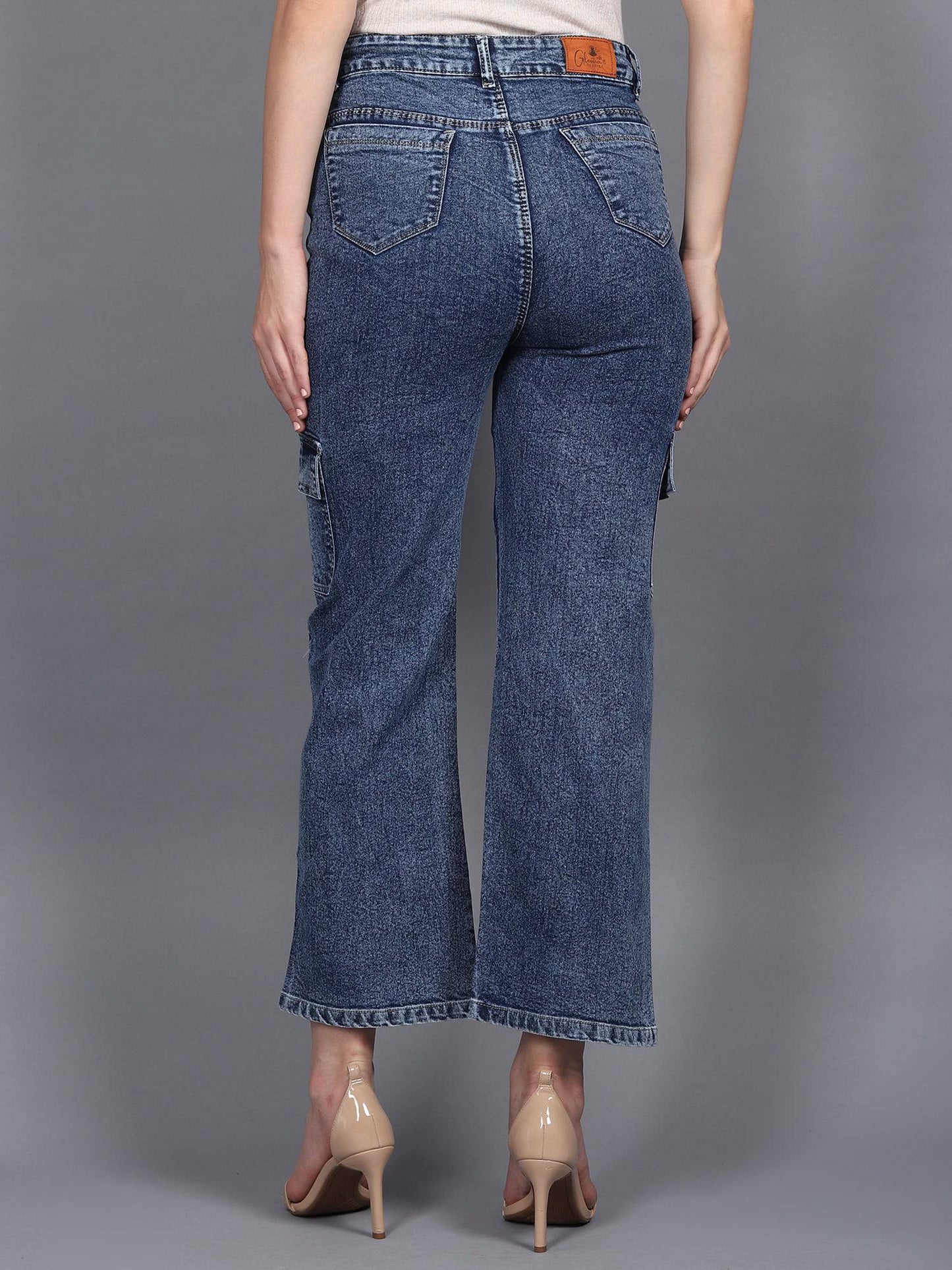 Metro Maven Cargo Jeans - Glossia Fashion