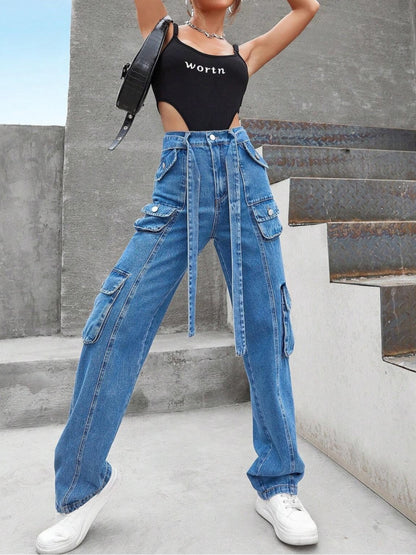 Street Vibe Pocket Detail Denim